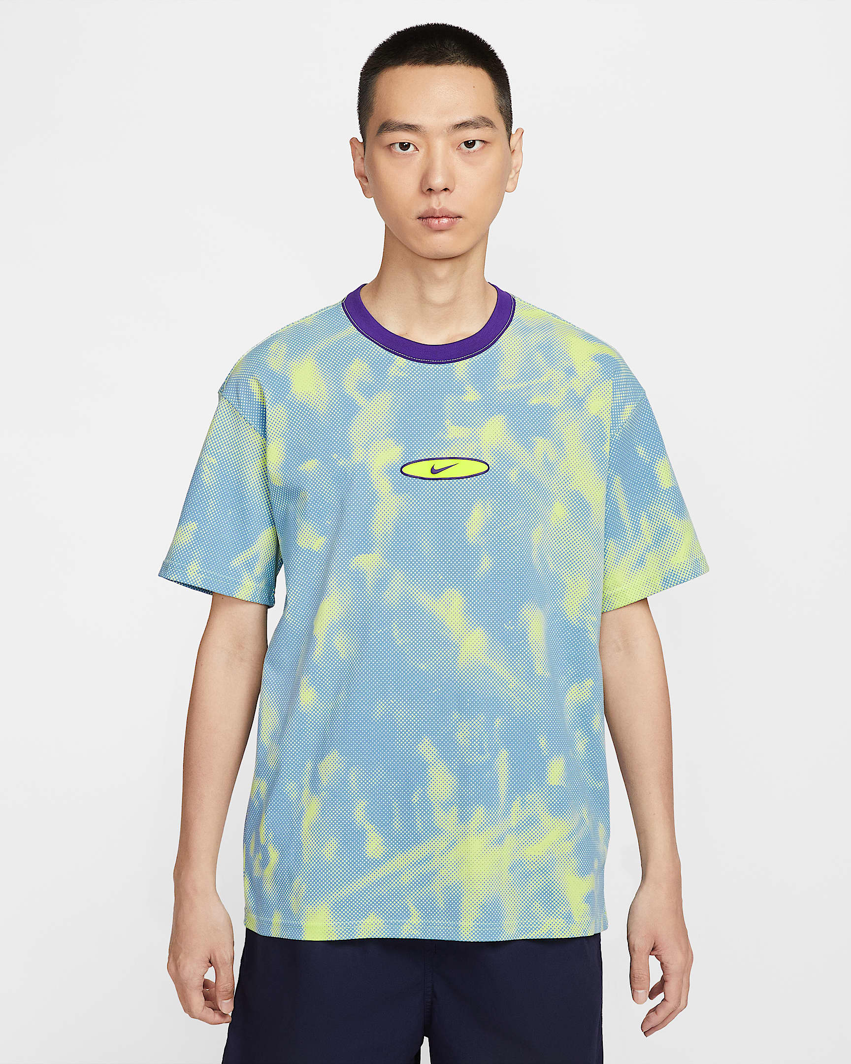 Nike Sportswear 男子T恤 - 浅柠檬黄