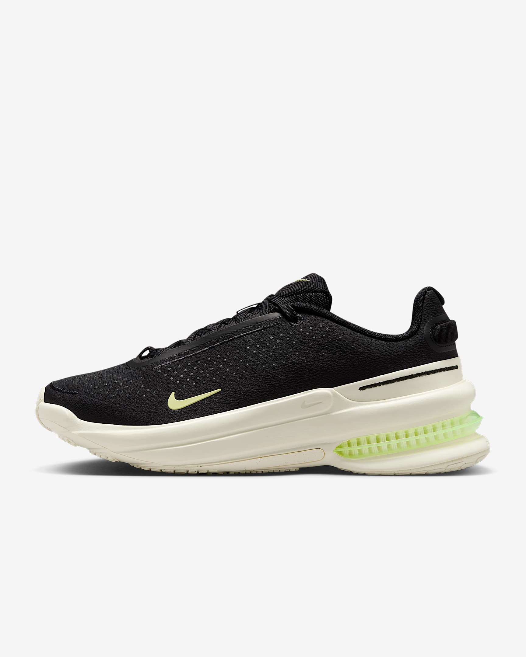 Nike Air Zoom Upturn SC 女子气垫运动鞋 - 黑/帆白/浅荧光黄/活力绿黄