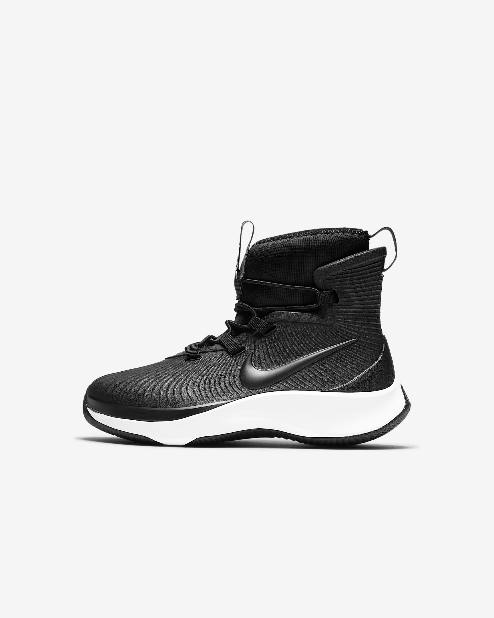 Nike Binzie Boot (PS) 幼童运动童鞋 - 黑/白色/黑