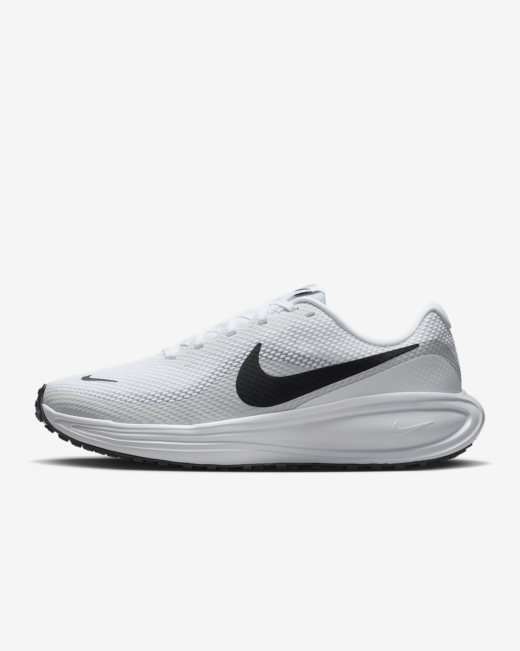 Nike Revolution 8 女子公路跑步鞋 - 白色/白金色/黑