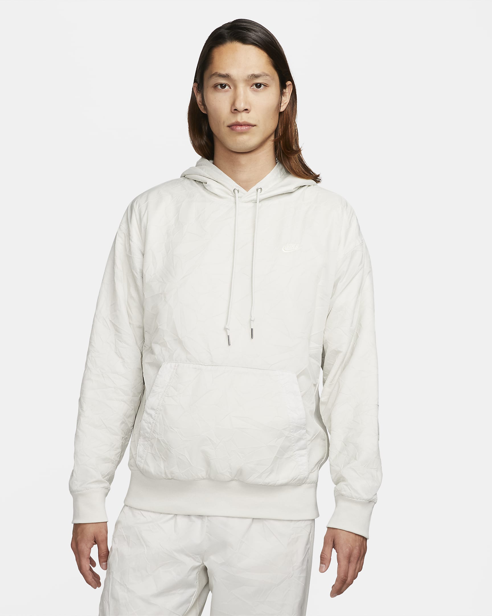Nike Sportswear Circa 男子冬季款衬里套头连帽衫 - 浅骨色/椰奶色