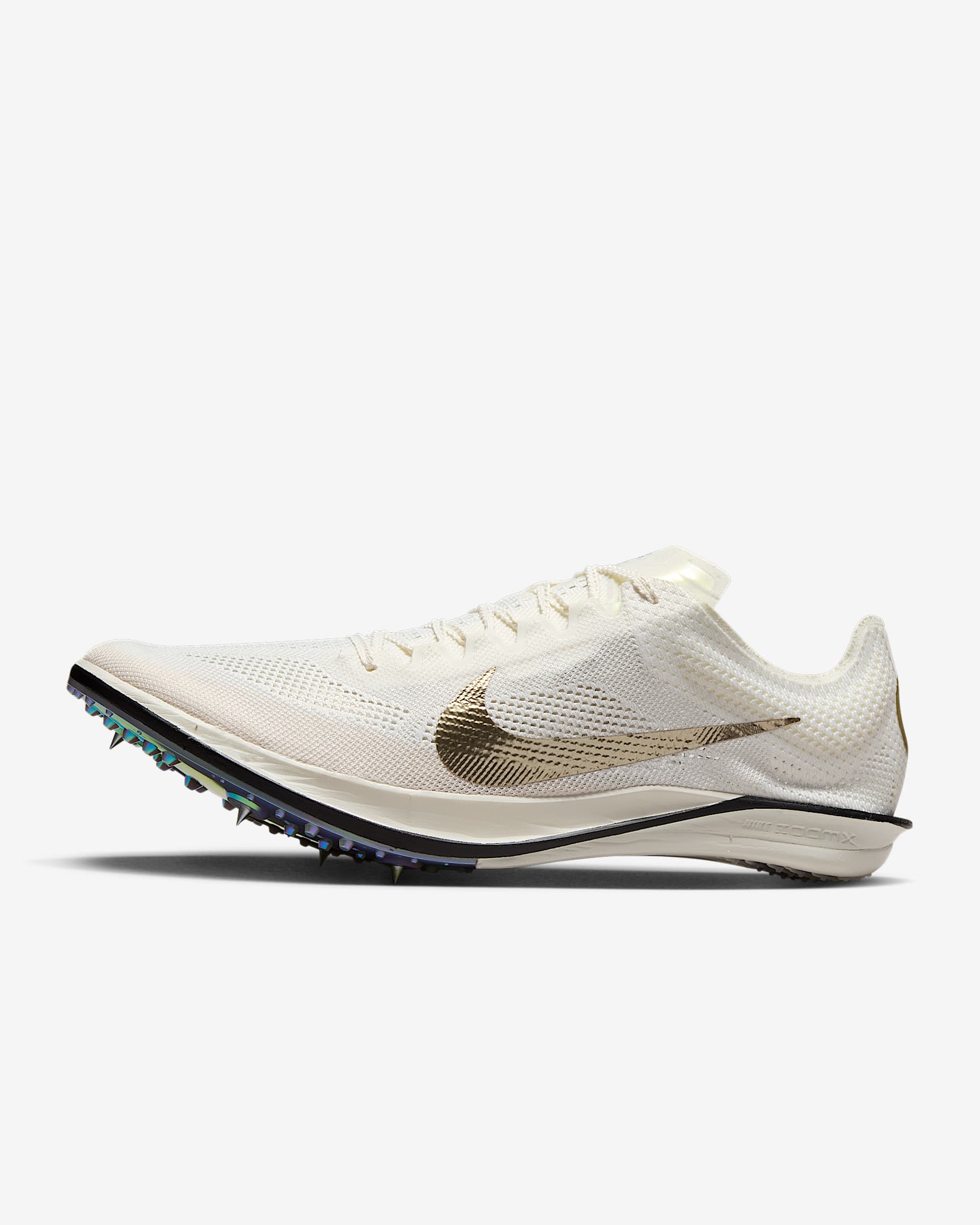Nike Dragonfly 2 Elite "Jakob Ingebrigtsen" 男/女田径长跑钉鞋 - 帆白/中灰/黑/金属黄谷