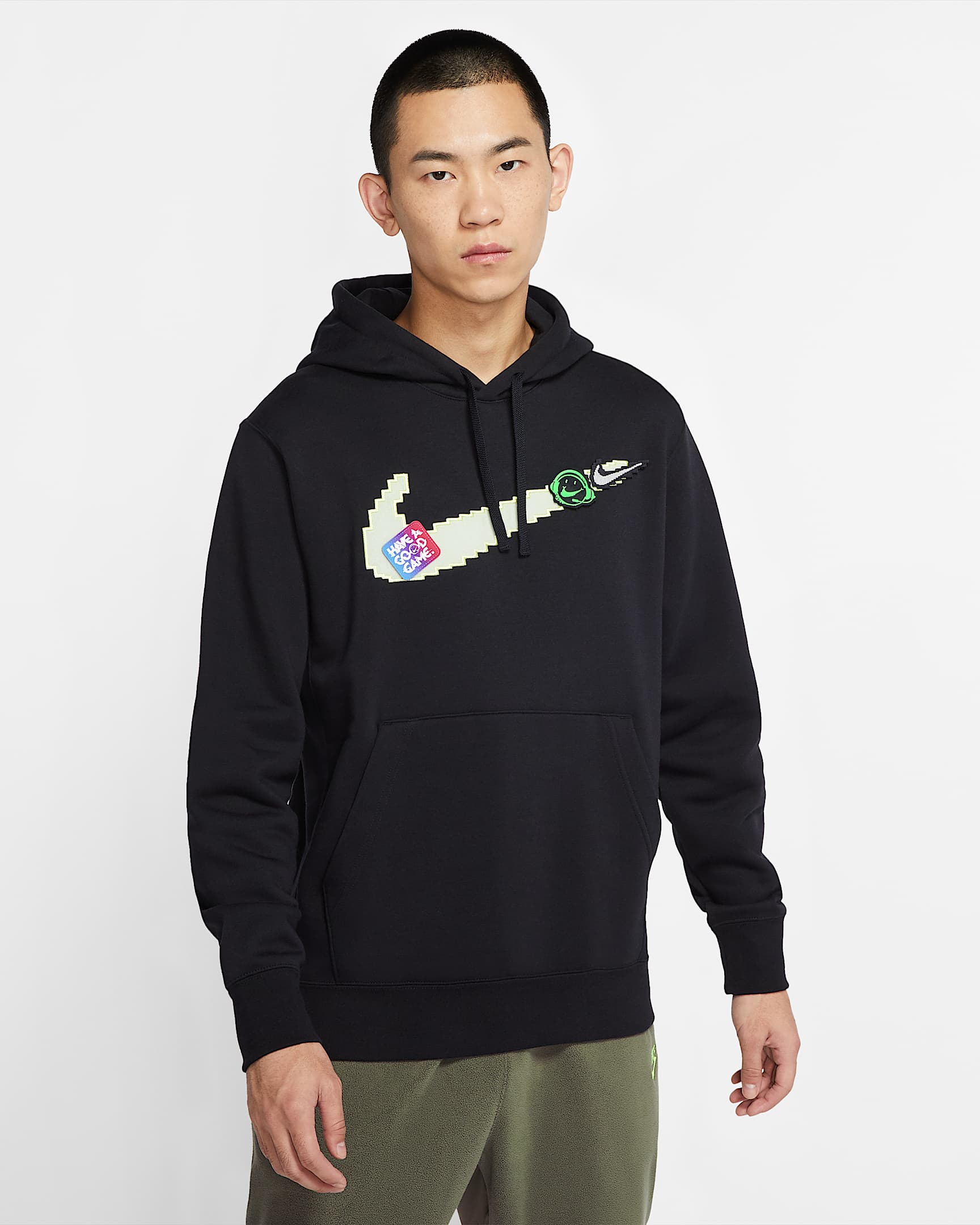 Nike Sportswear Club Fleece 男子连帽衫 - 黑