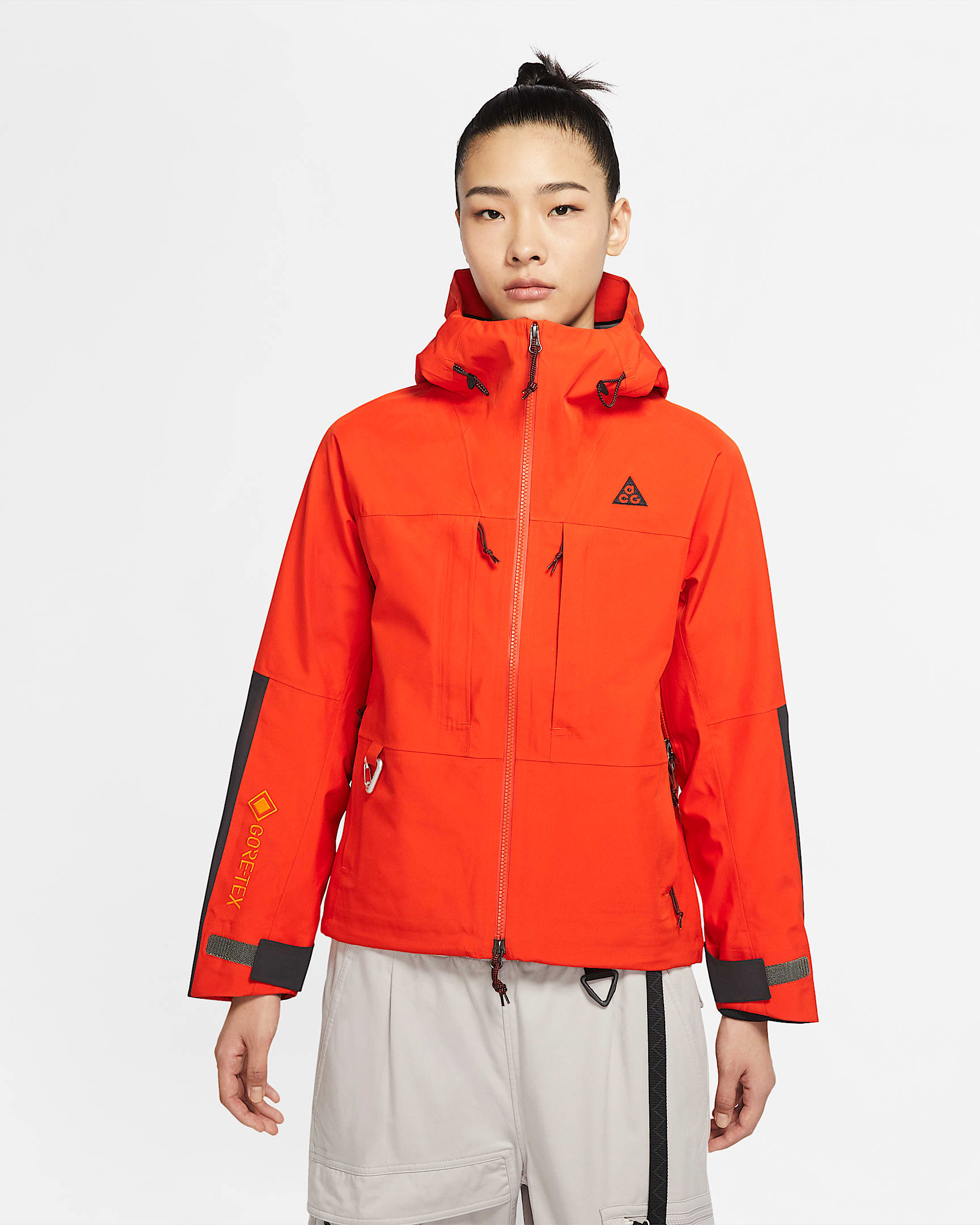 Nike ACG GORE-TEX "Misery Ridge" 女子上衣 - 队橙/黑
