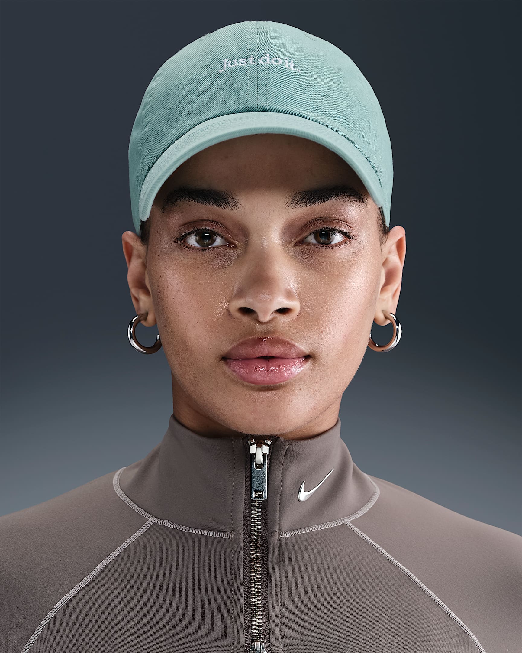 Nike Club JDI 软顶运动帽 - 大炮灰/白色