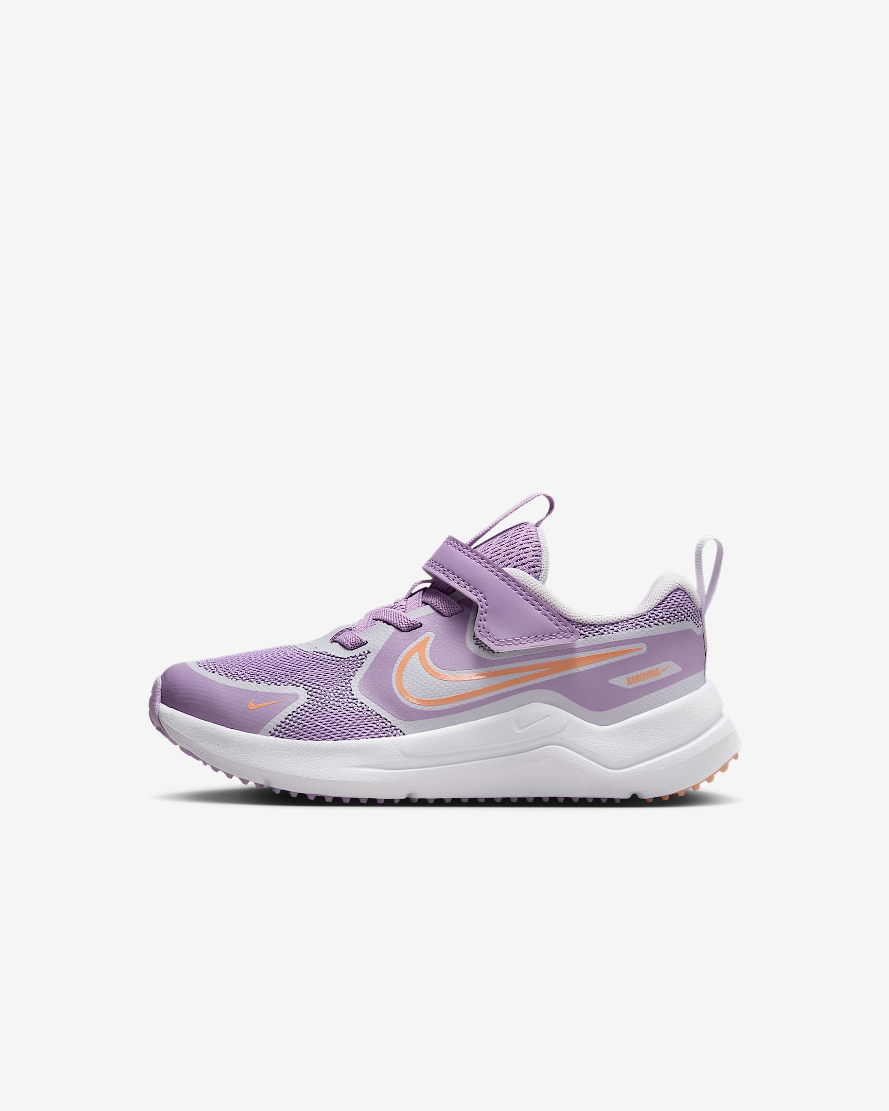 Nike Cosmic Runner 耐克宇宙一号幼童易穿脱运动鞋 - 星紫/微葡萄紫/白色/杏黄粉