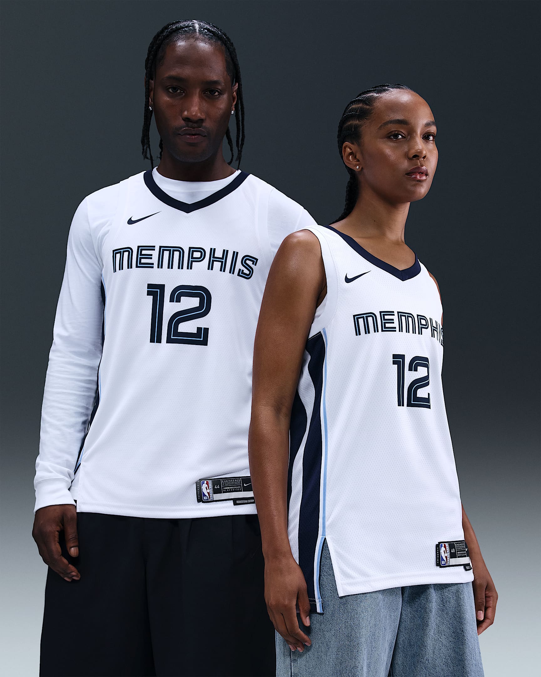 孟菲斯灰熊队贾·莫兰特 (Ja Morant) Association Edition Nike Dri-FIT NBA Swingman Jersey 速干男子球衣 - 白色