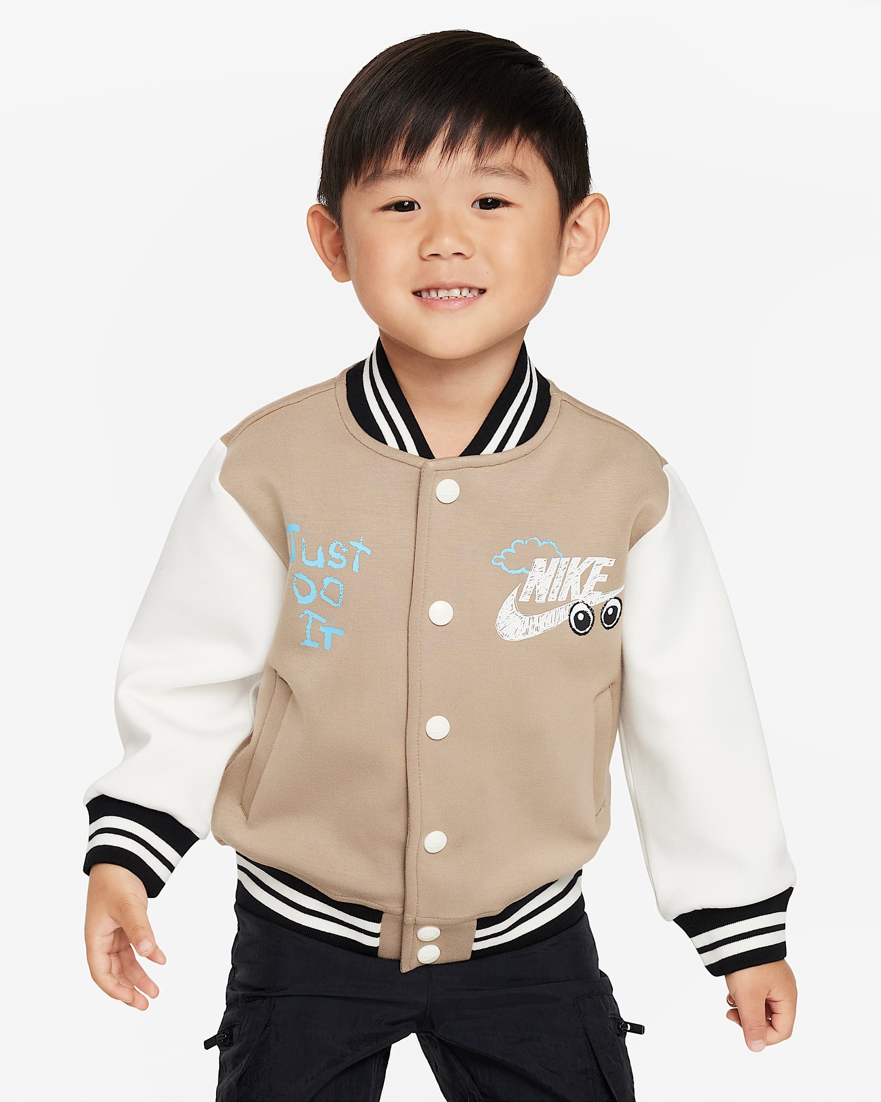 Nike 婴童针织运动夹克 - 卡其