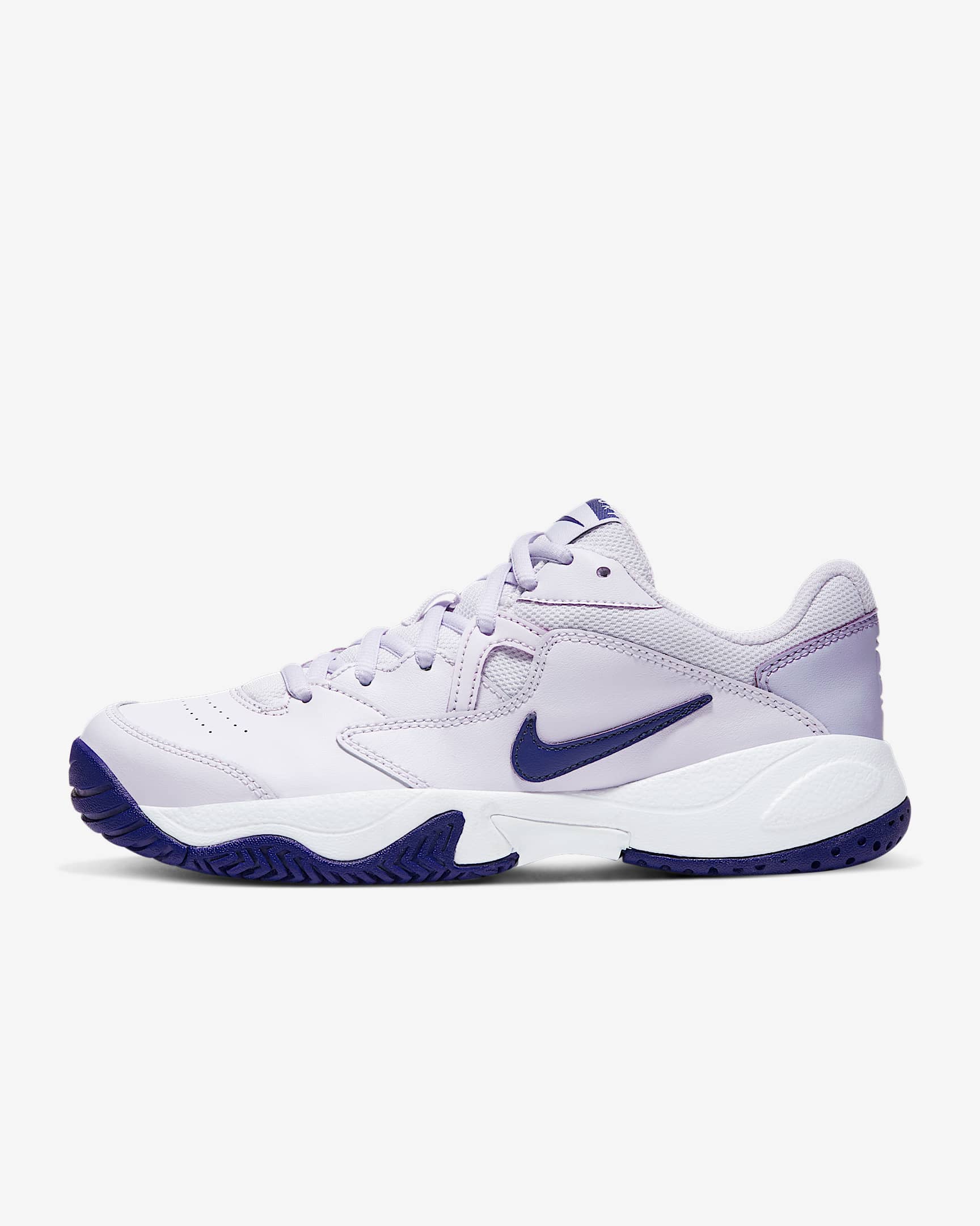 NikeCourt Lite 2 女子硬地球场网球鞋 - 微葡萄紫/薄雾紫/白色/高贵紫