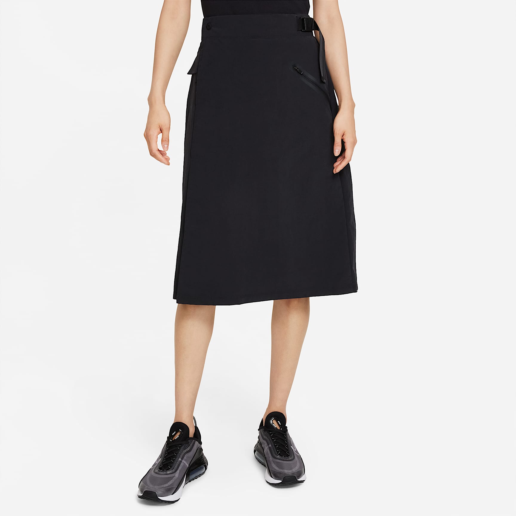Nike Sportswear Tech Pack 女子裙 - 黑/黑/黑