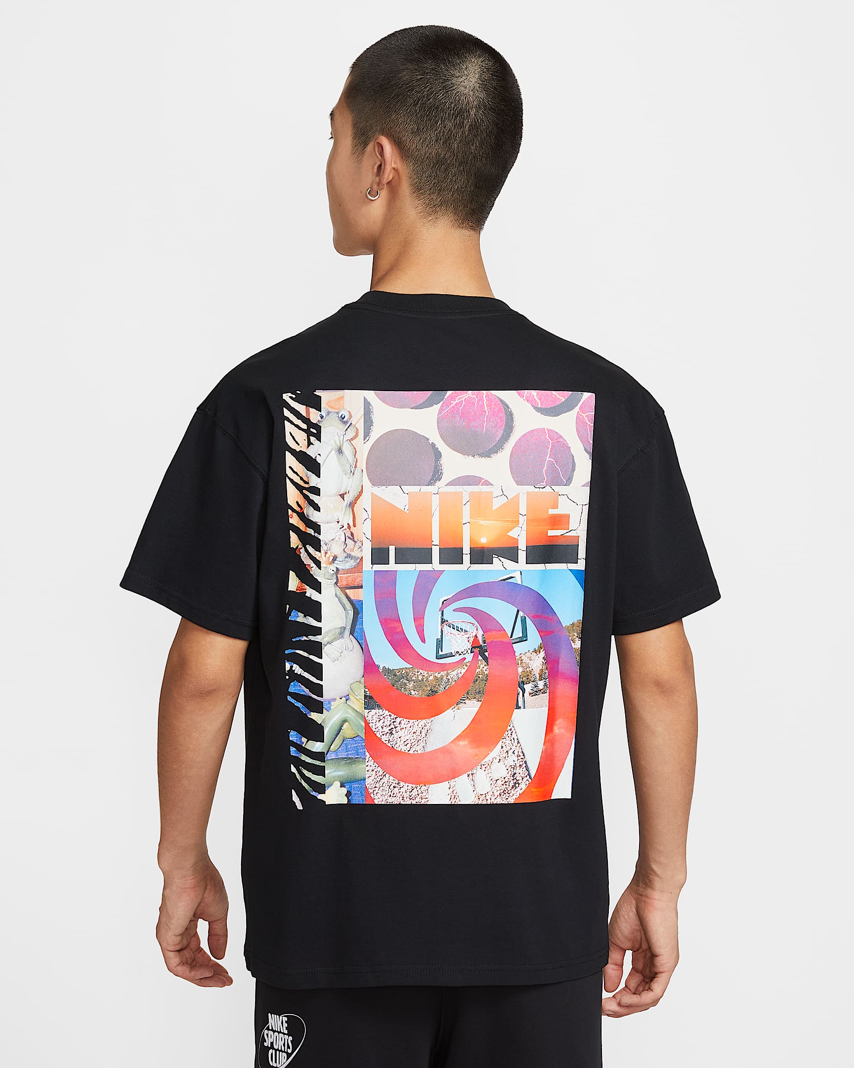 Nike Sportswear 男子T恤 - 黑