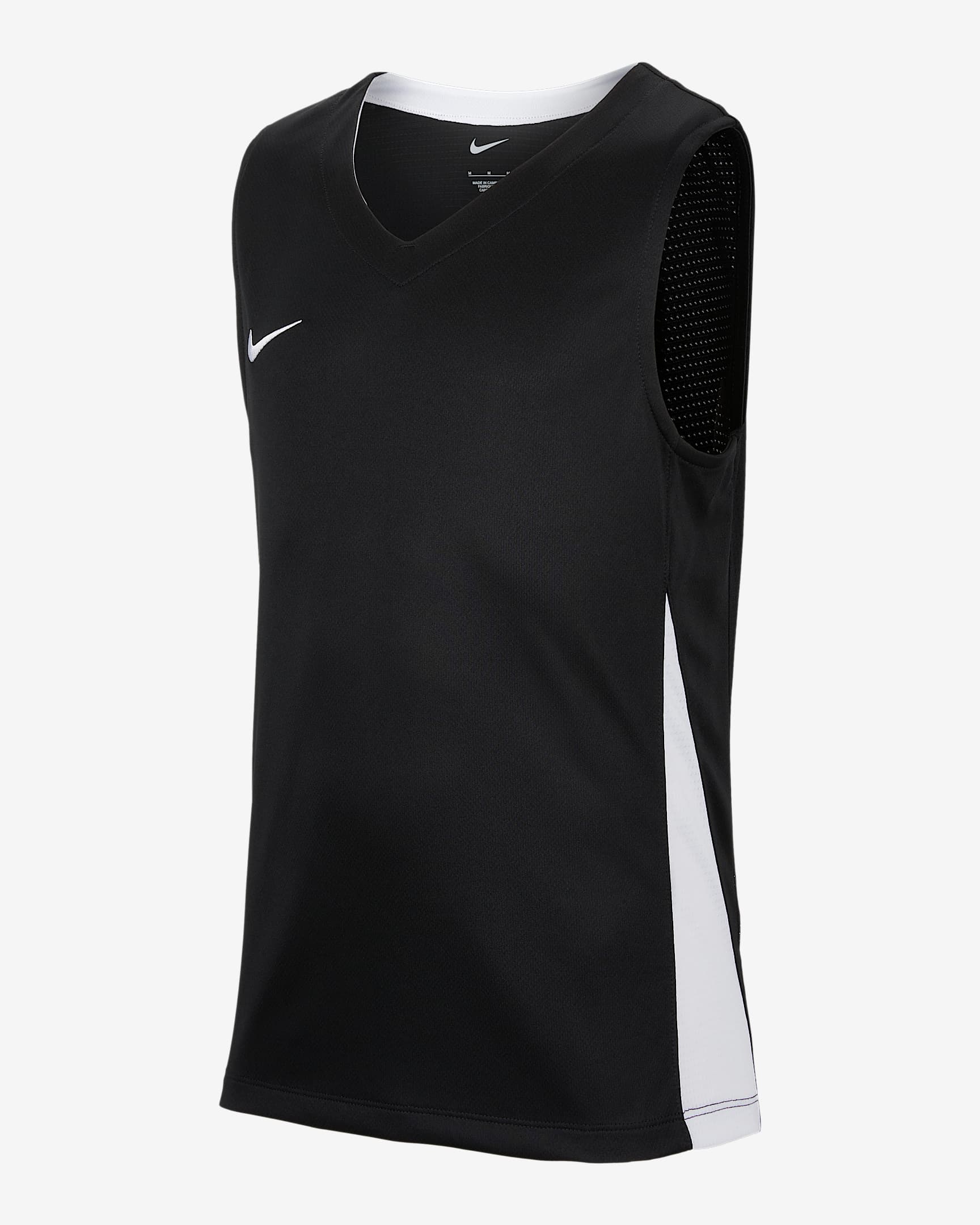 Nike 大童篮球球衣 - 黑/白色/白色