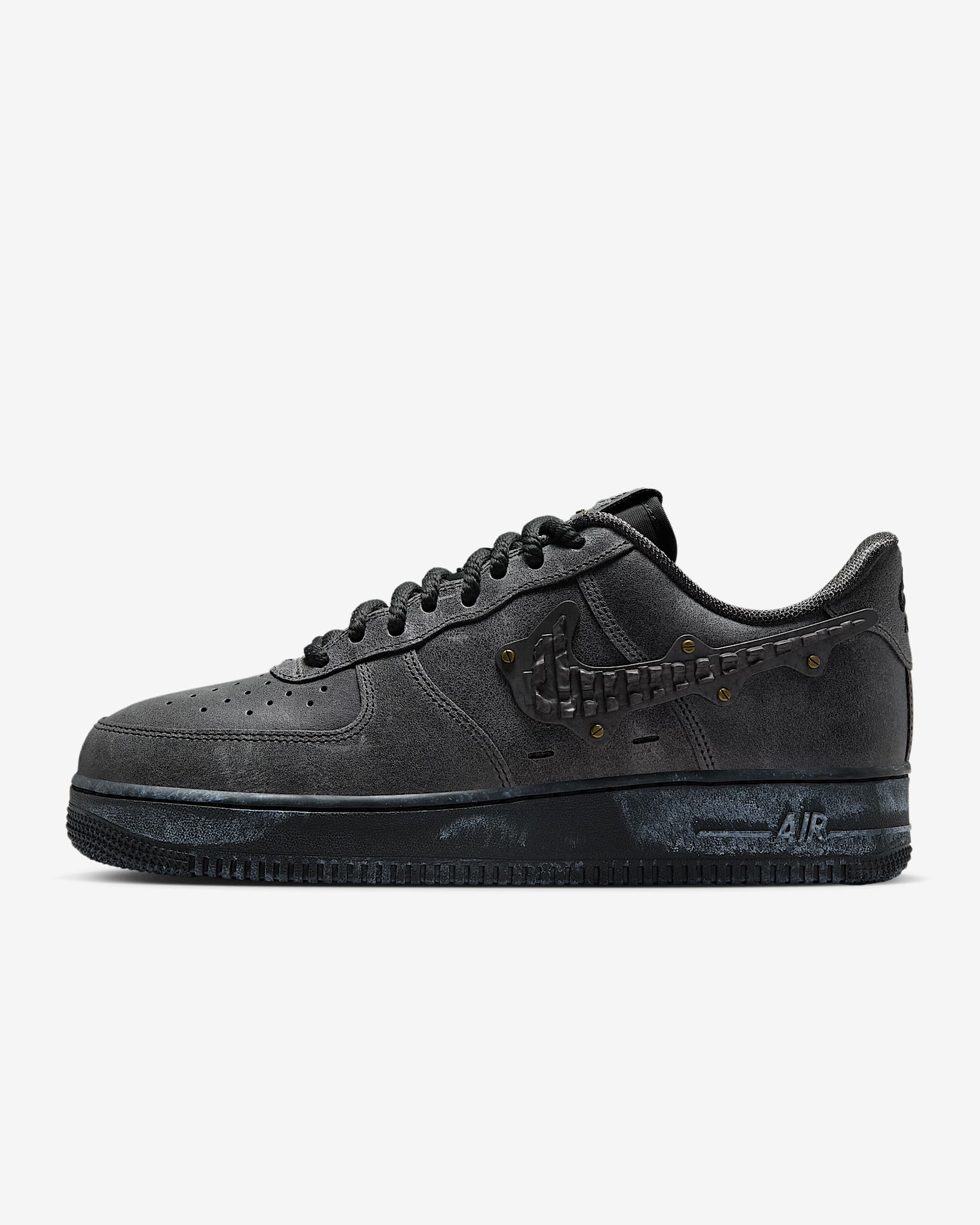 Nike Air Force 1 '07 LV8 男子空军一号运动鞋 - 中灰/黑/煤黑