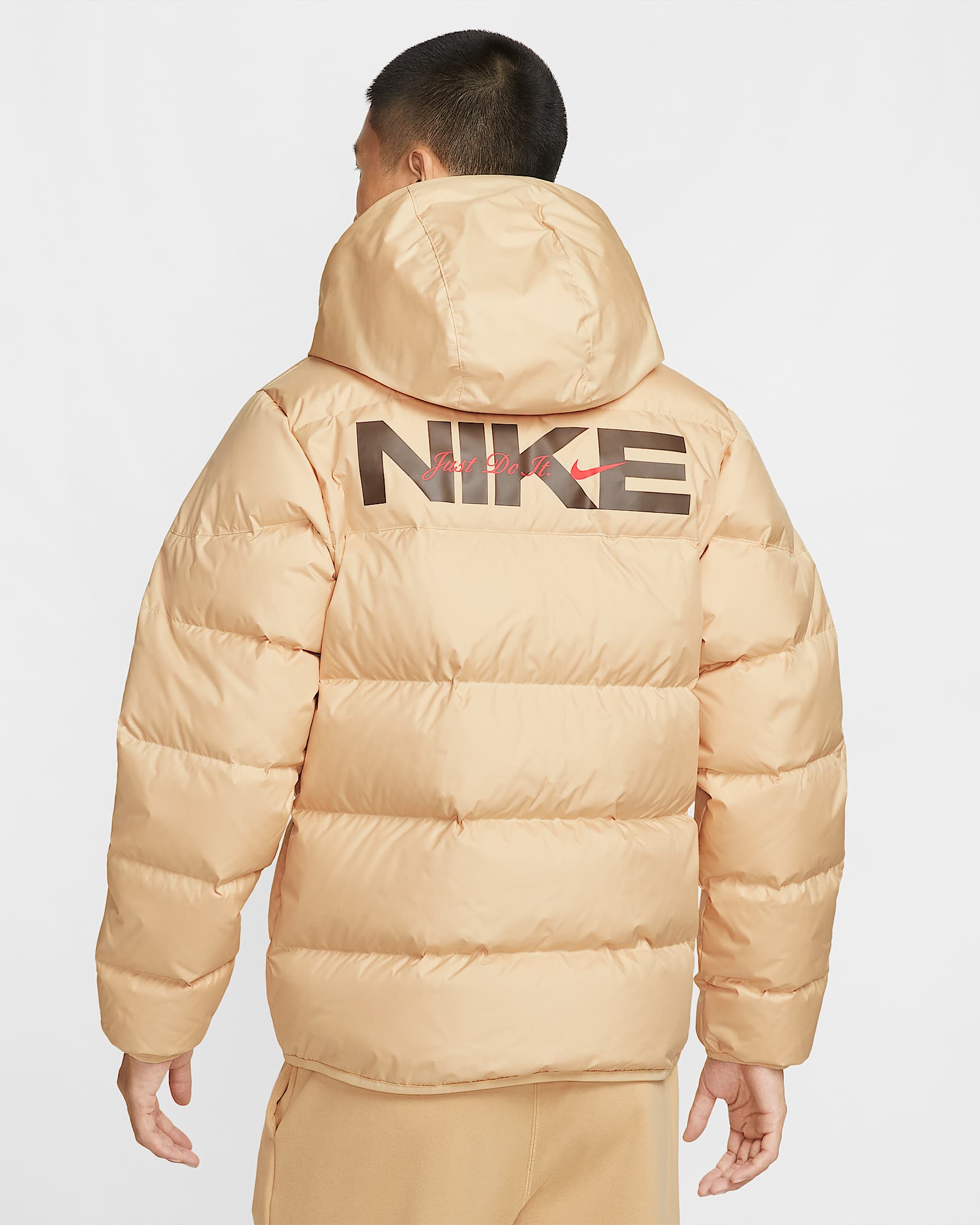 Nike Windrunner 风行者系列 Storm-FIT 男子防风拒水羽绒夹克 - 芝麻棕