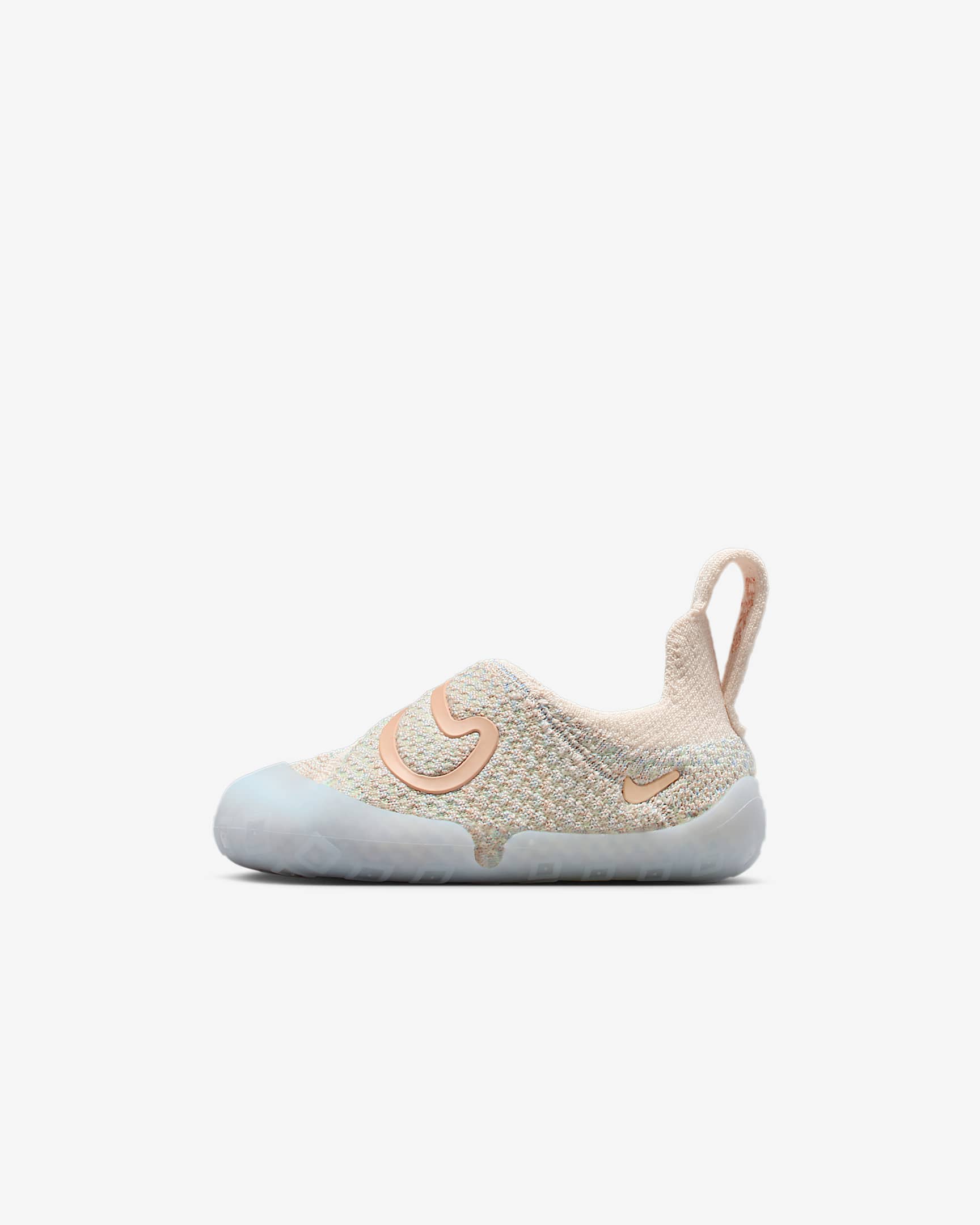 Nike Swoosh 1 婴童易穿脱运动鞋宝宝勾学步鞋 - 泡沫薄荷绿/铝蓝/粉紫/粉桔