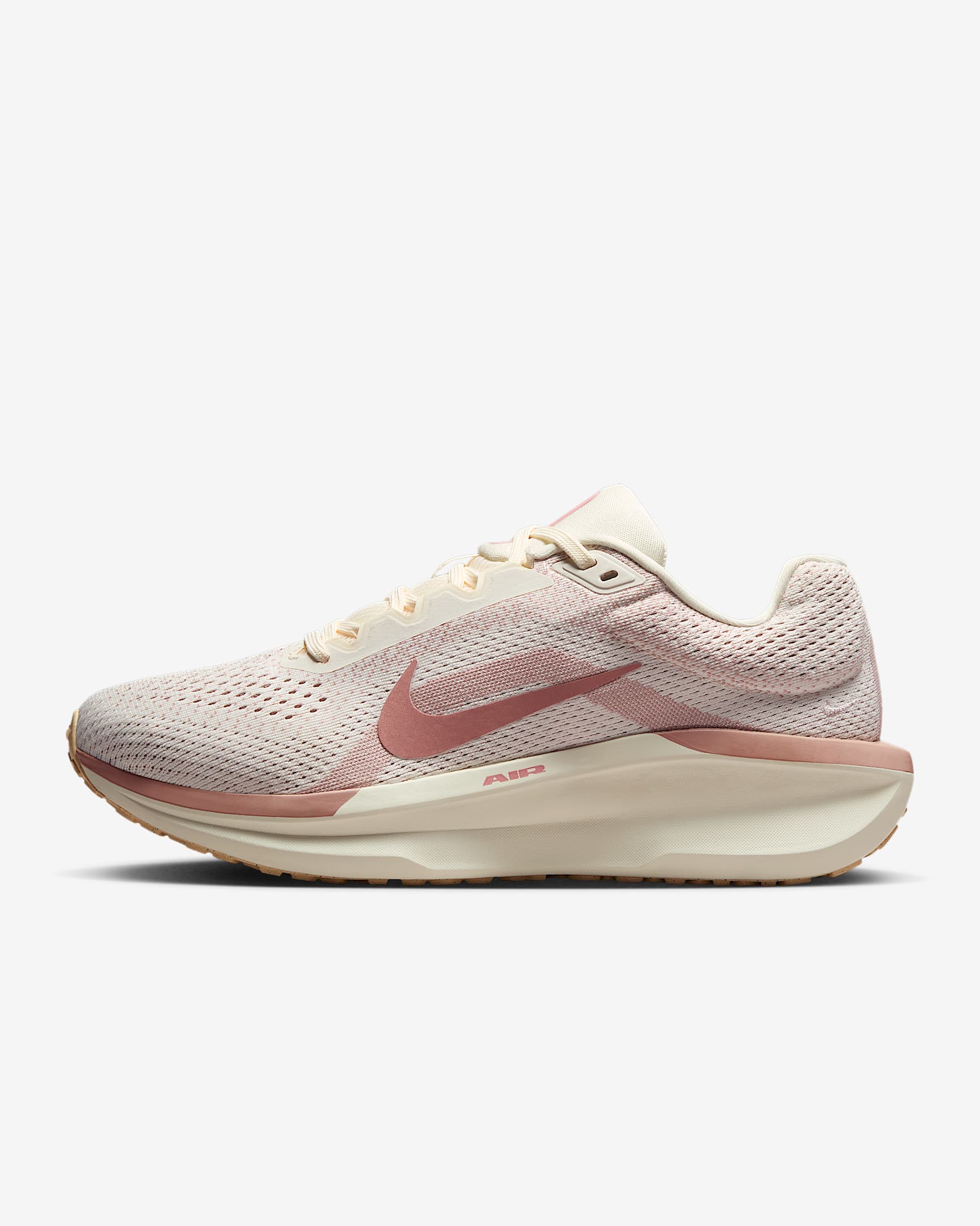 Nike Winflo 11 女子公路跑步鞋 - 淡象牙白/微粒粉/珍珠白/玫瑰金