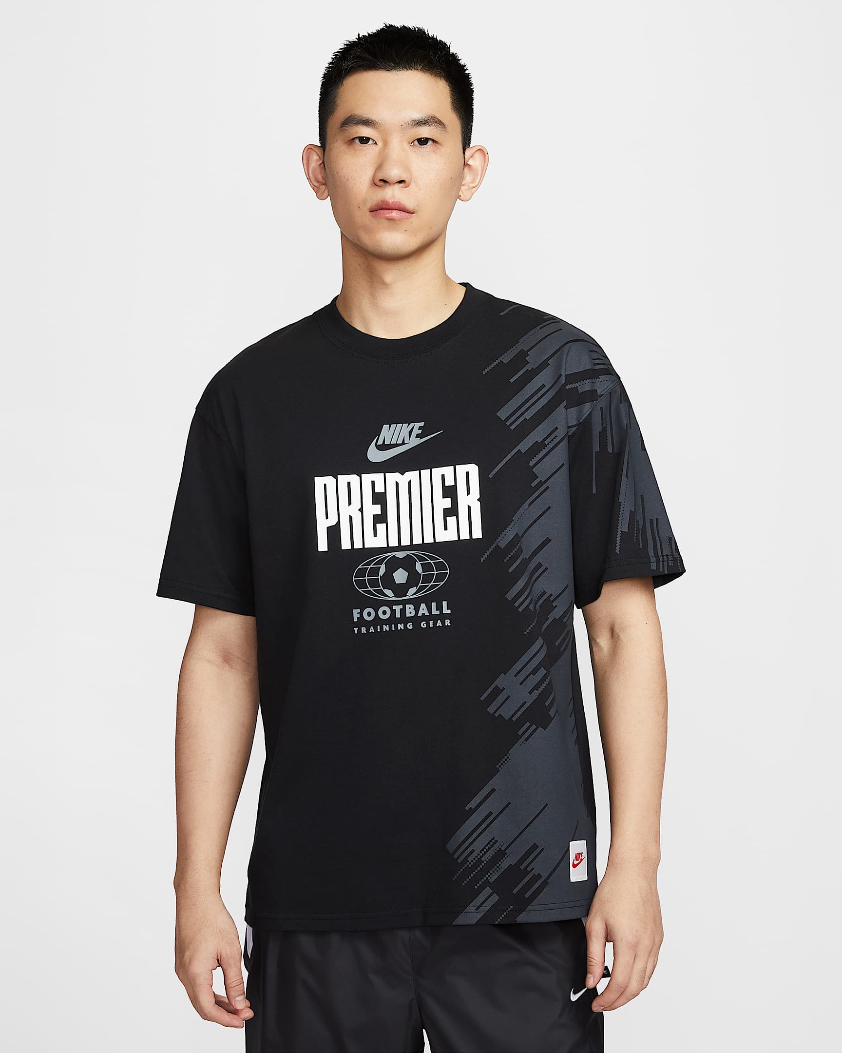 Nike 男子足球T恤 - 黑