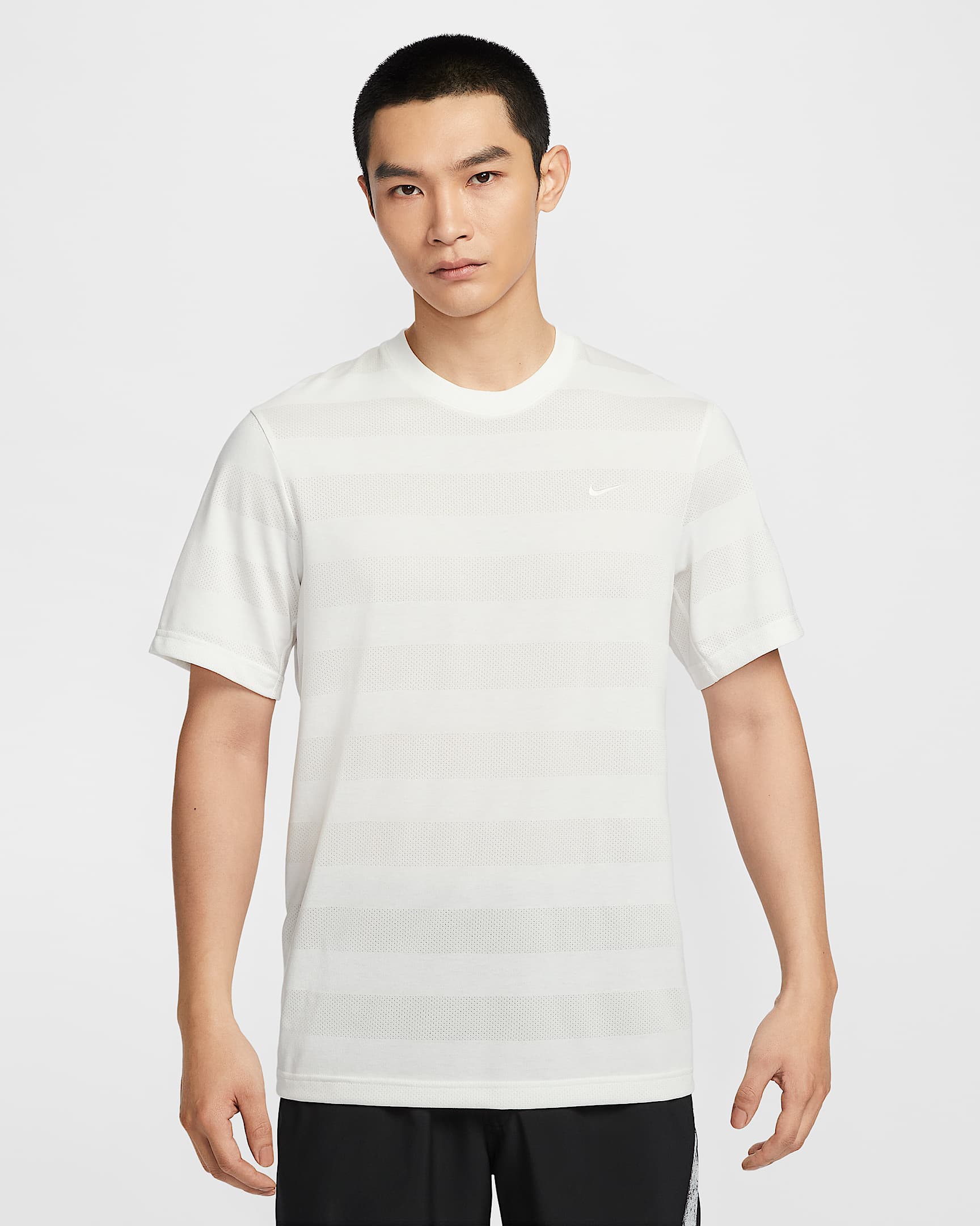 Nike Primary Dri-FIT 男子速干短袖训练上衣 - 帆白/帆白