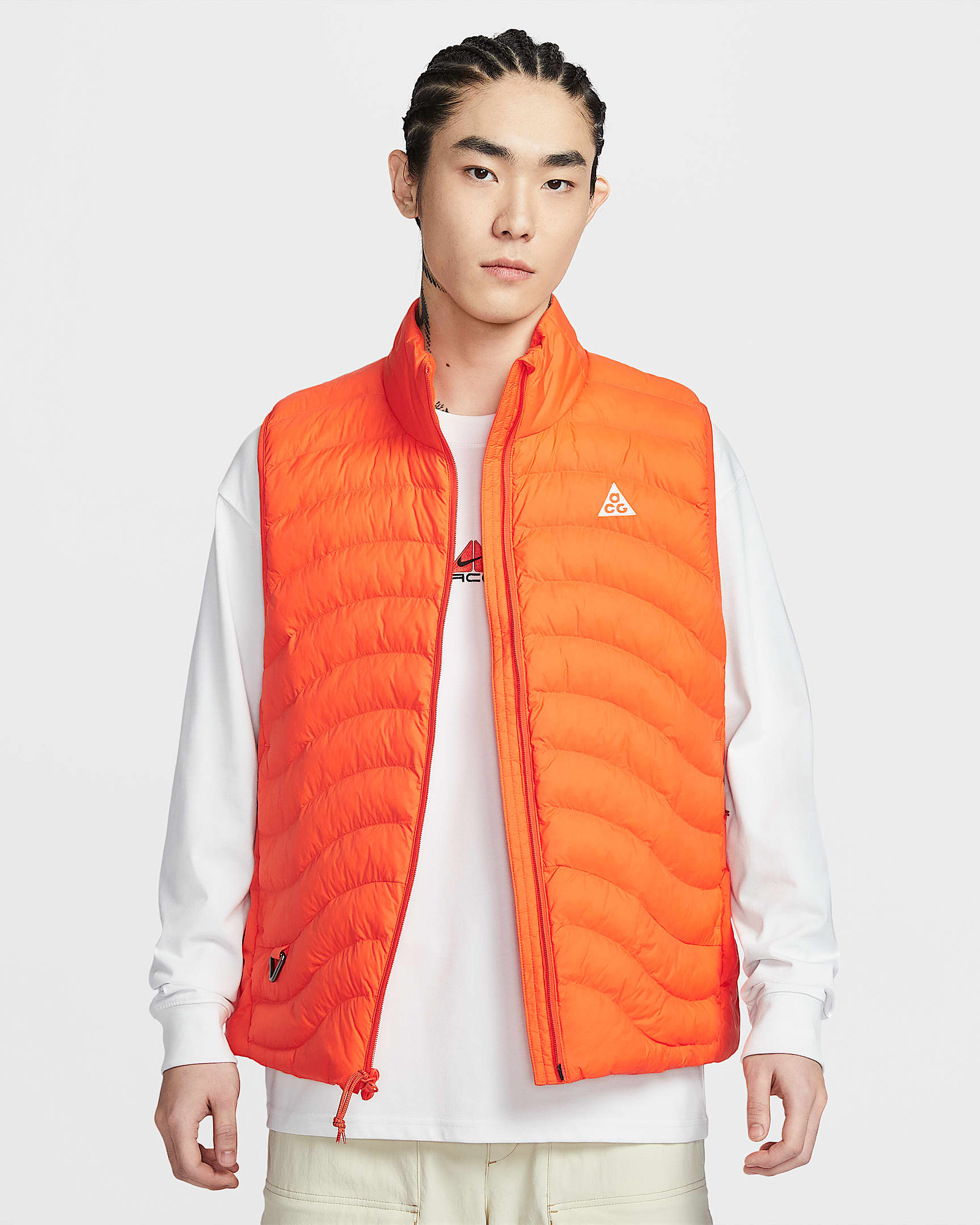 Nike ACG "Lava Flow" Therma-FIT ADV 男子马甲 - 安全橙/安全橙/安全橙/山峰白