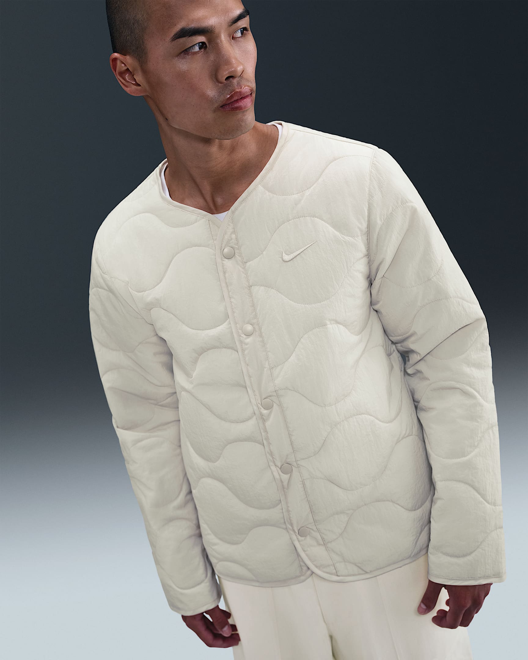 Nike Sportswear 男子加衬夹克 - 浅卡其