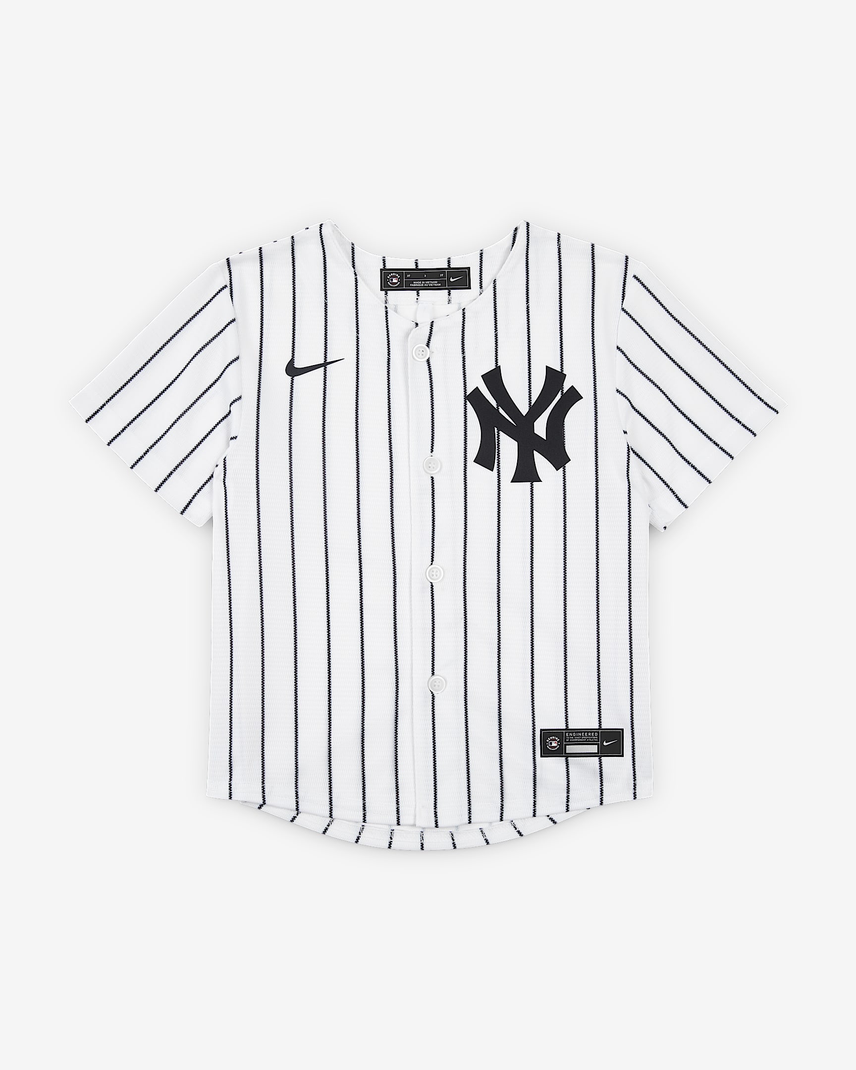 纽约洋基队主场 Nike MLB Jersey 婴童球衣 - 白色