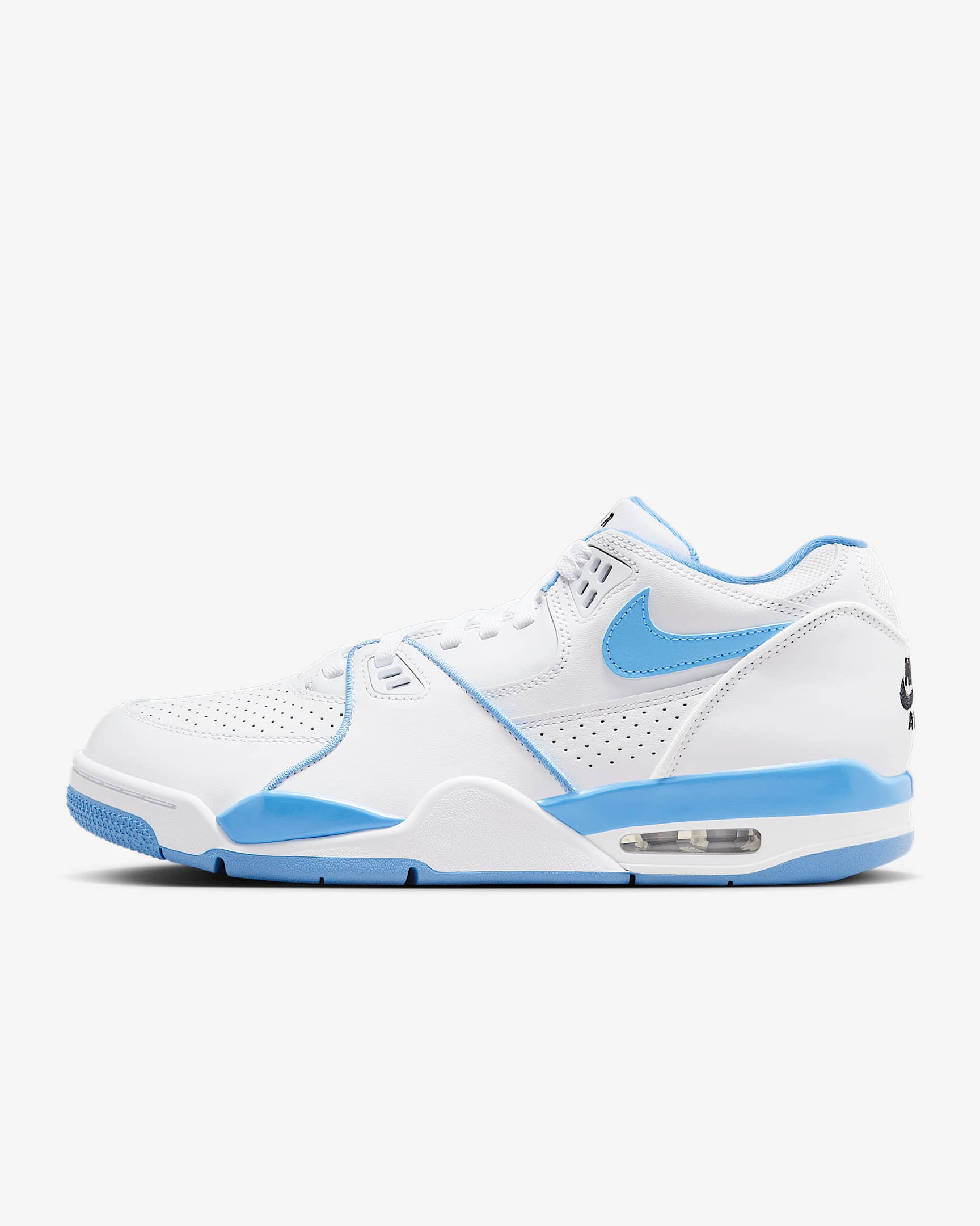 Nike Air Flight '89 Low 男子运动鞋 - 白色/黑/大学蓝