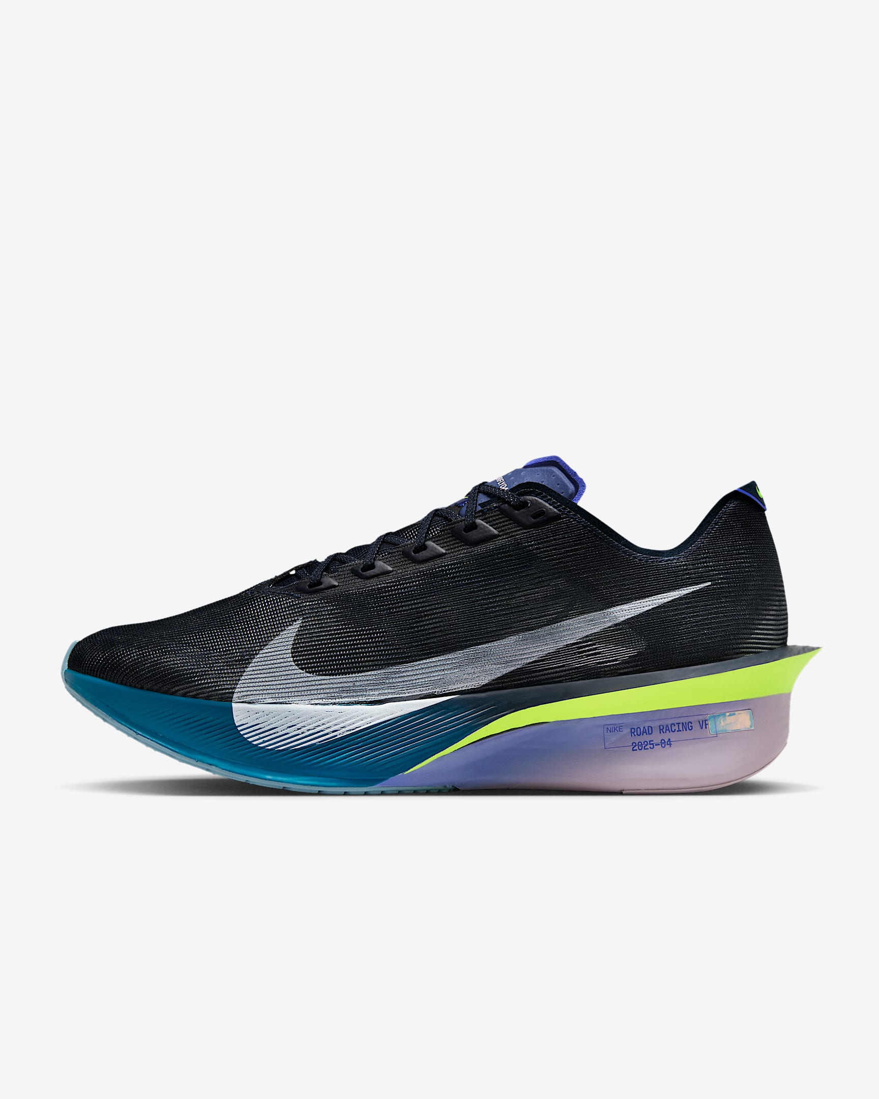 Nike Vaporfly 4 男子公路竞速跑步鞋 - 黑曜石色/波斯紫/深渊绿/白色