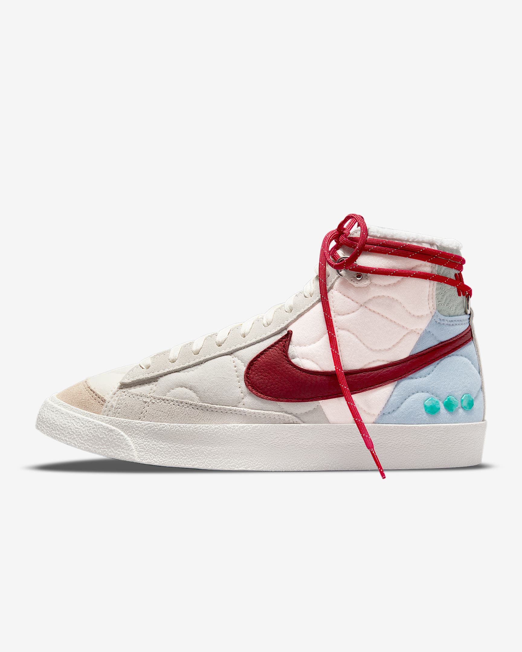 Nike Blazer Mid '77 女子运动鞋 - 浅土褐/帆白/柔和橙/灯草橙