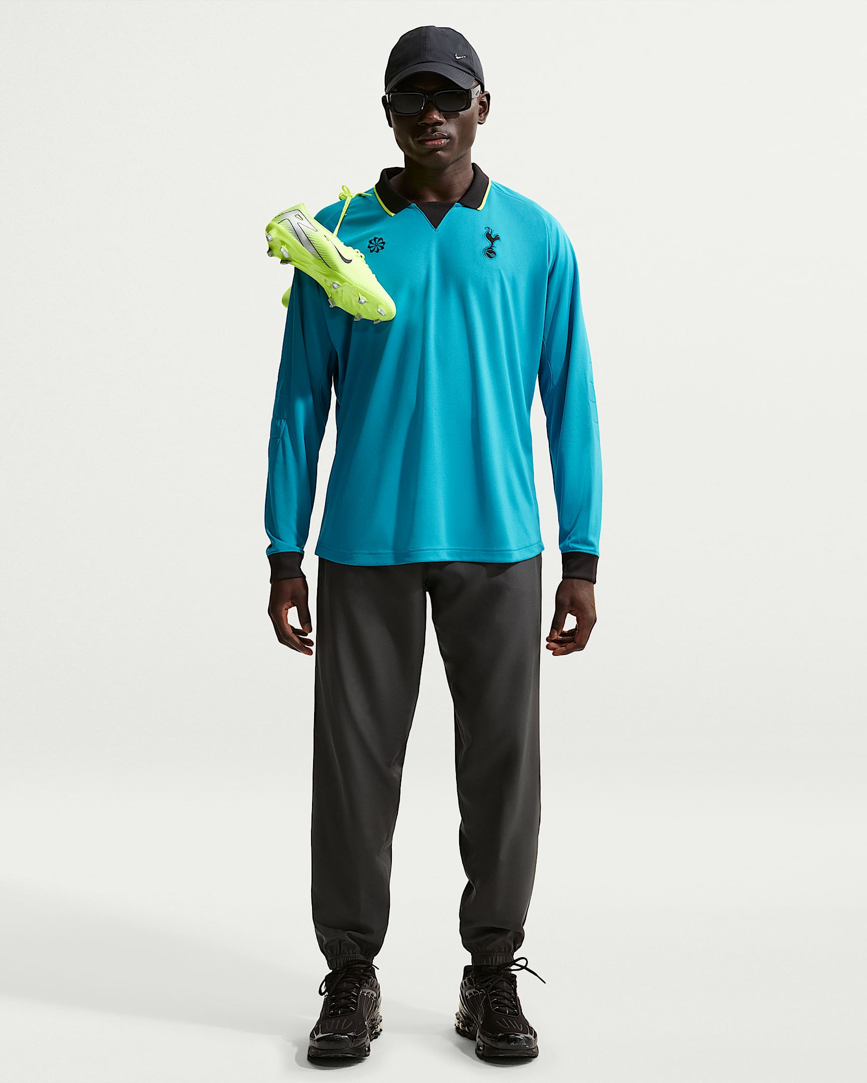 托特纳姆热刺足球俱乐部 SE Nike 男子足球运动长裤 - 煤黑/明黄青/明黄