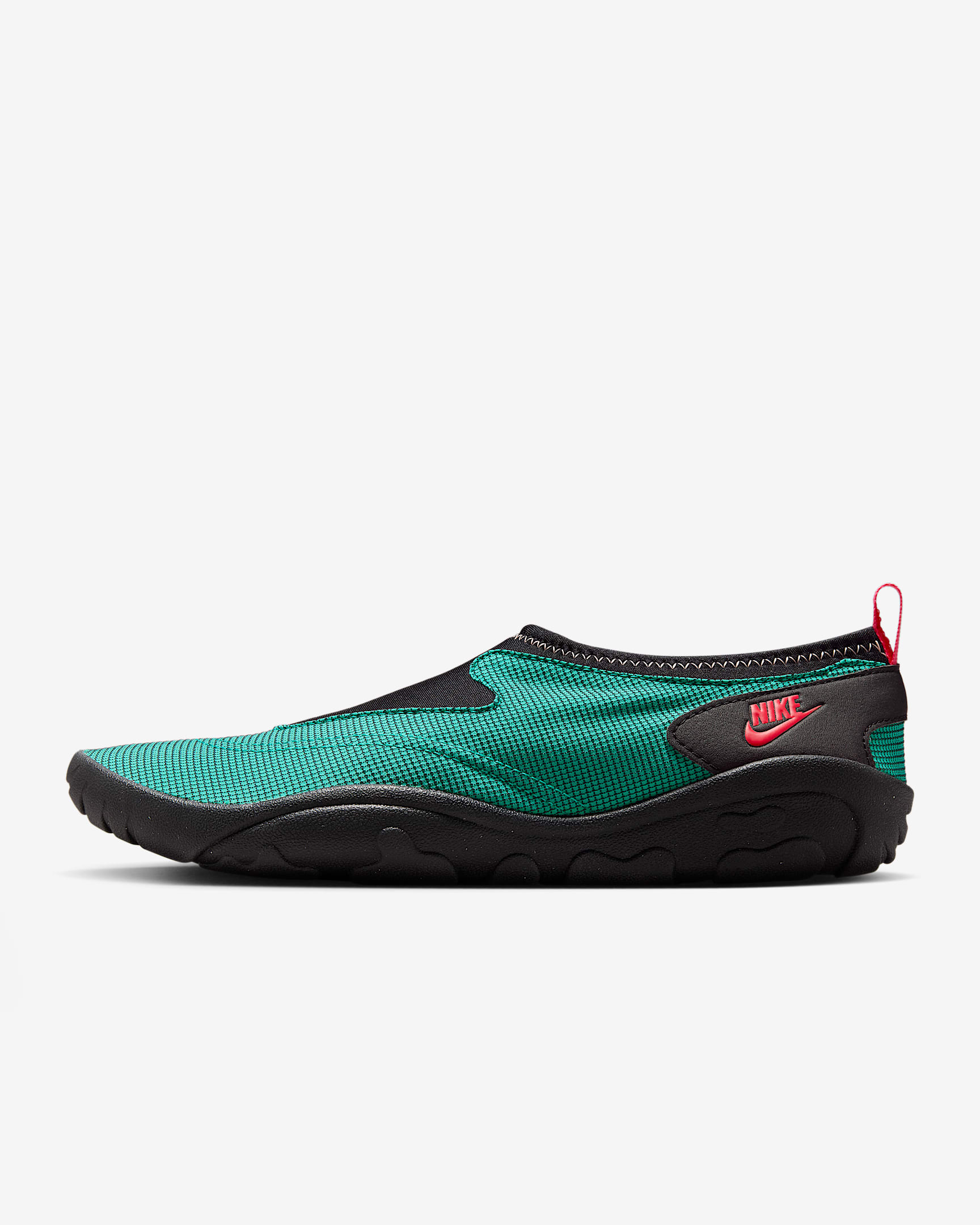Nike Aqua Turf 男子运动鞋 - 涡轮绿/黑/水洗珊瑚红/队猩红