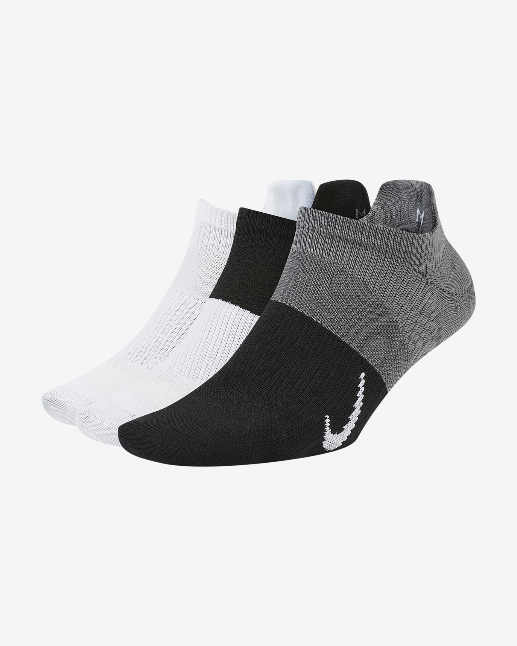 Nike Everyday Plus Lightweight 女子速干训练船袜(3 双) - 多色