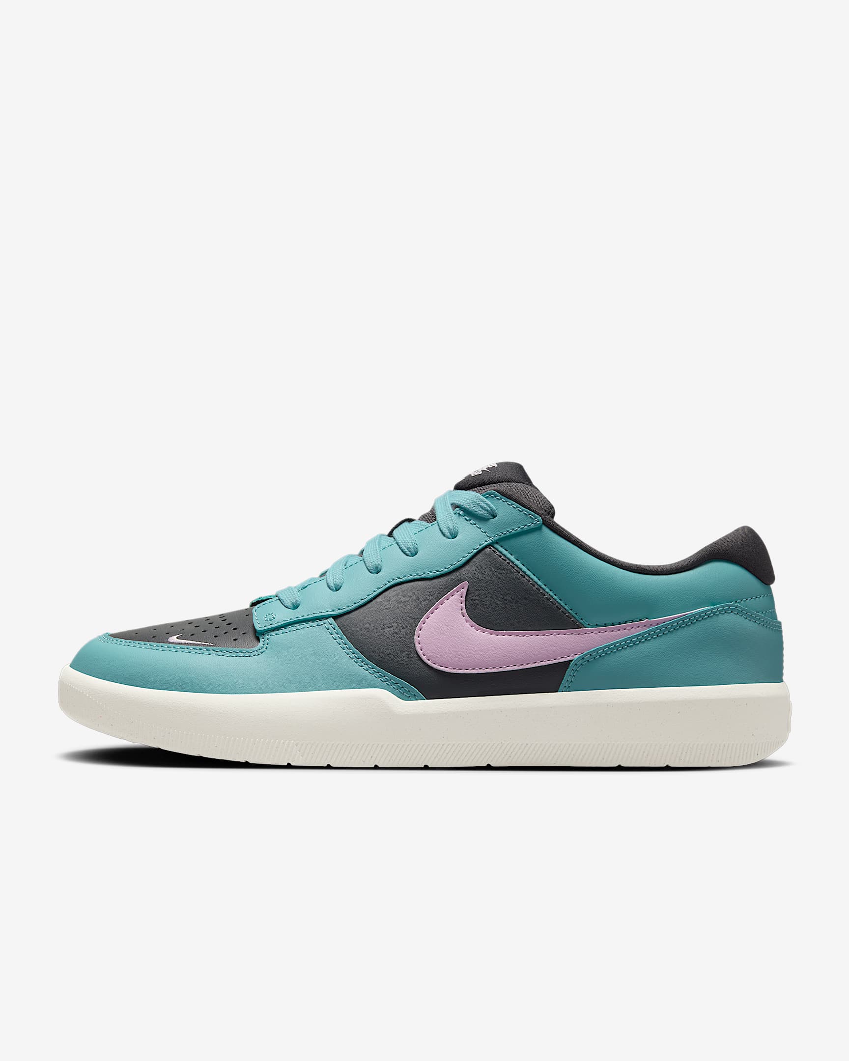 Nike SB Force 58 Premium 情人节男/女复古滑板鞋 - 牛仔蓝绿/暗烟灰/红棕色/泡沫粉