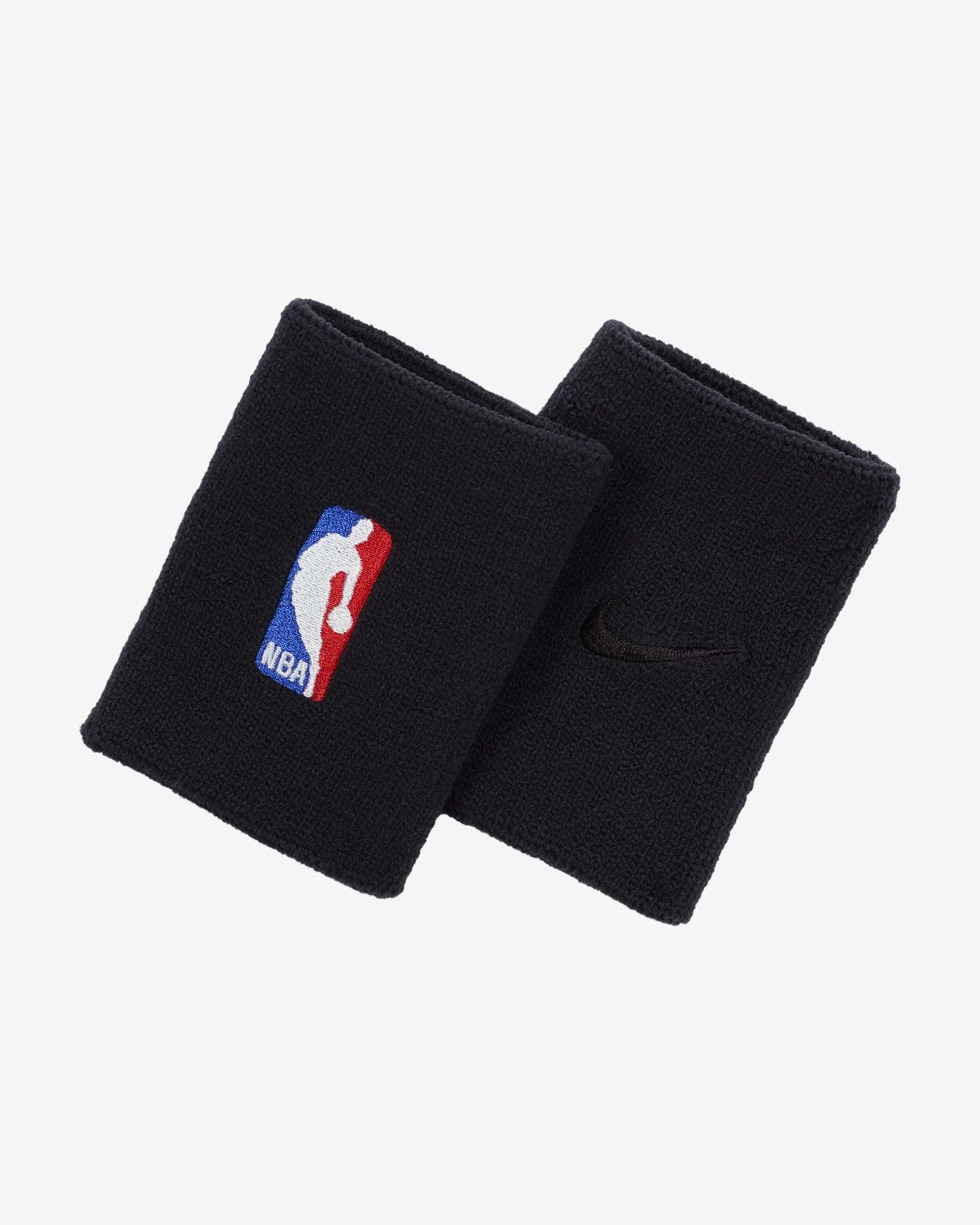Nike NBA Elite 篮球护腕（1 对） - 黑/黑
