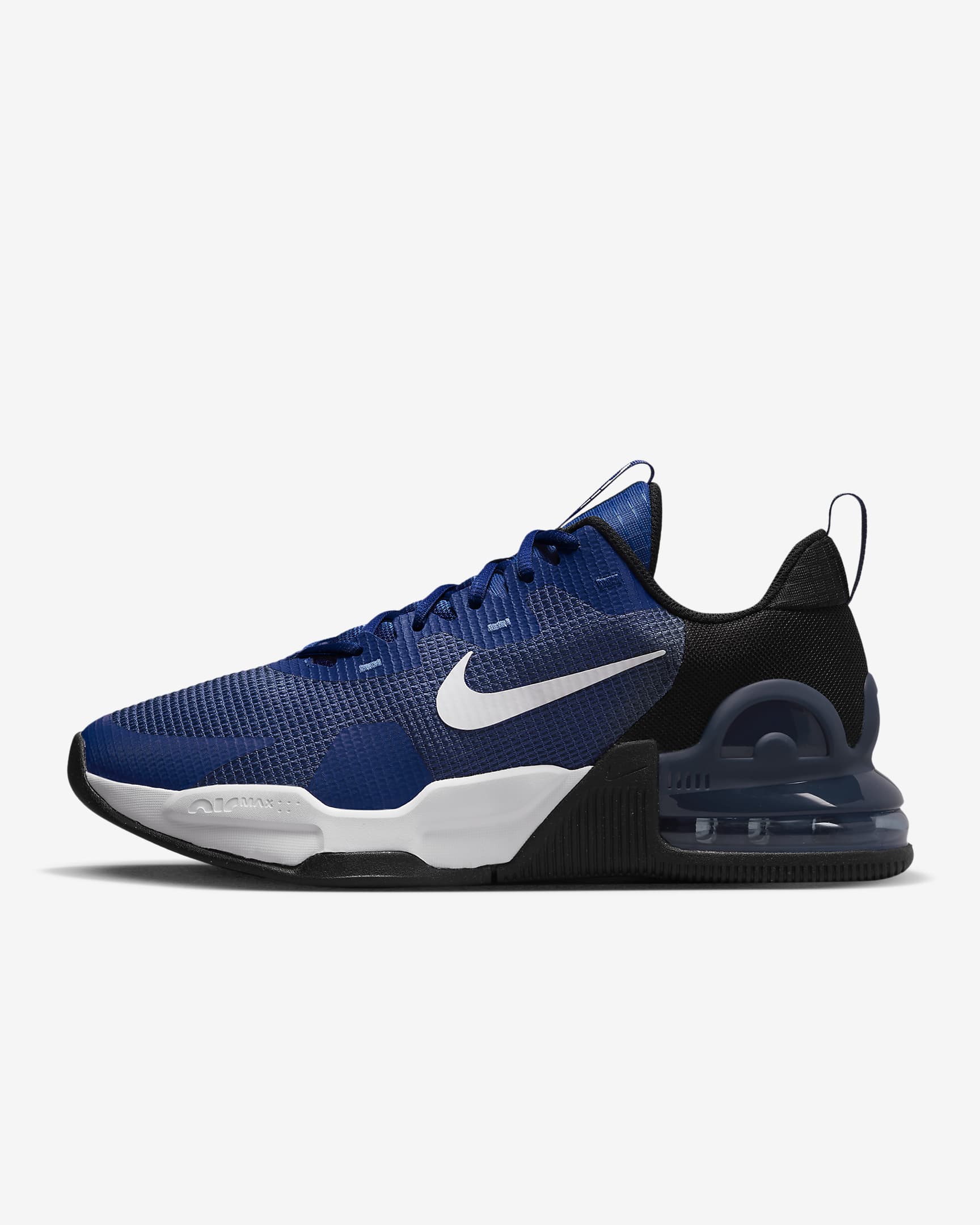 Nike Air Max Alpha Trainer 5 男子气垫缓震训练鞋 - 旧宝蓝/黑/游戏宝蓝/白色