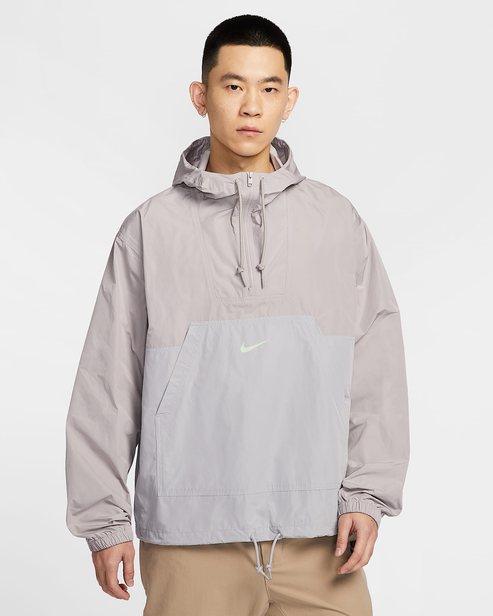 Nike Club 男子上衣 - 大学灰/浅烟灰/静谧黄瓜绿