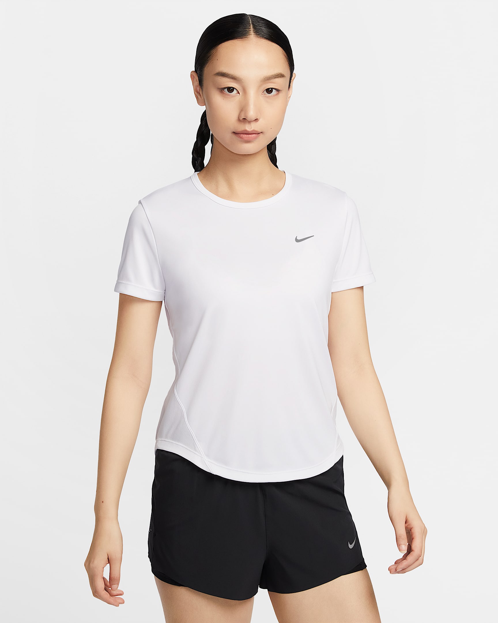 Nike Tempo Dri-FIT 女子速干短袖跑步上衣 - 白色