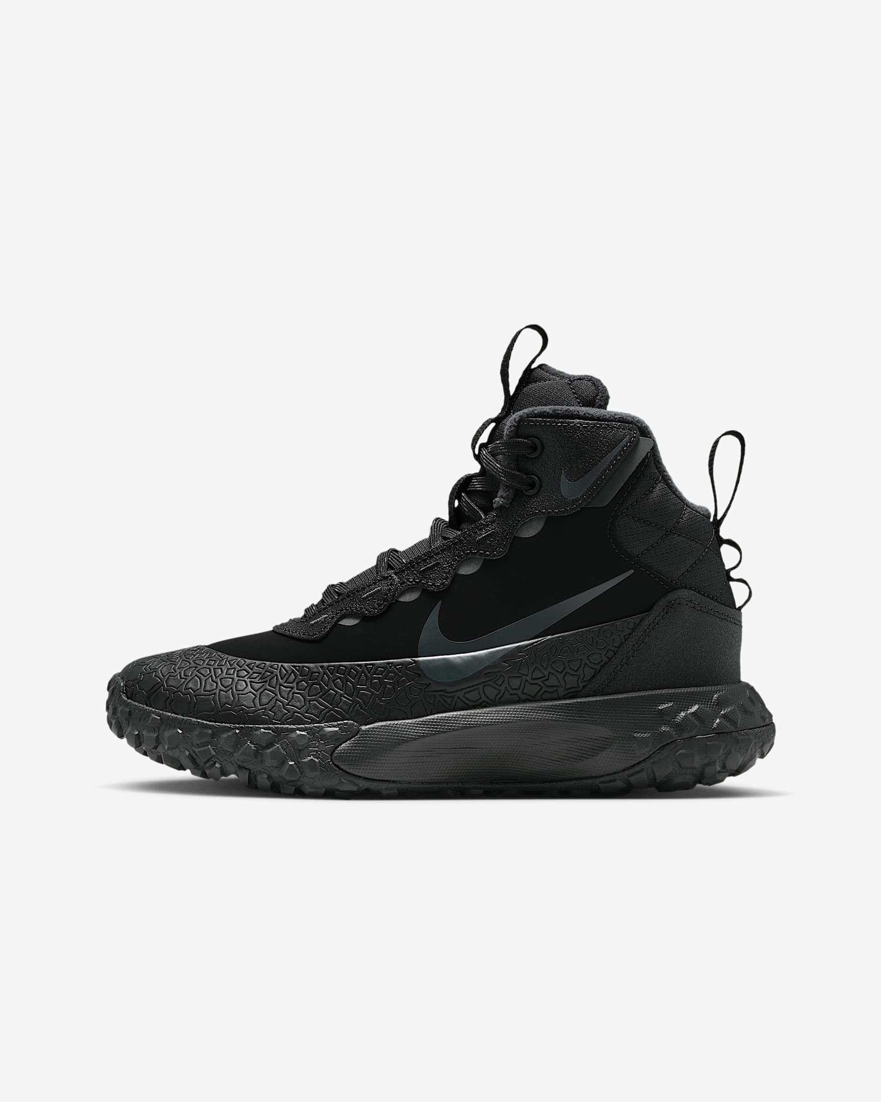 Nike Terrascout 大童运动靴 - 黑/煤黑