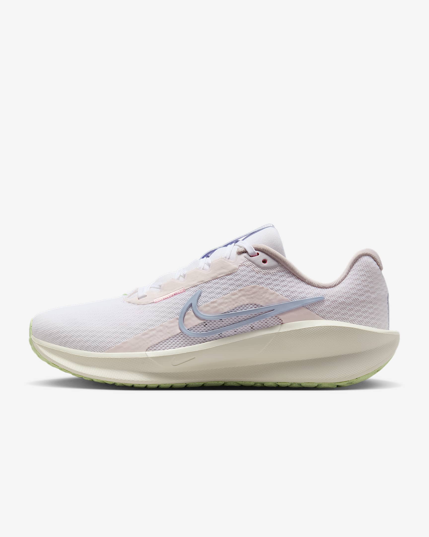 Nike Downshifter 13 夏日轻醒系列女子公路跑步鞋 - 珍珠粉/帆白/泡沫粉/足球灰