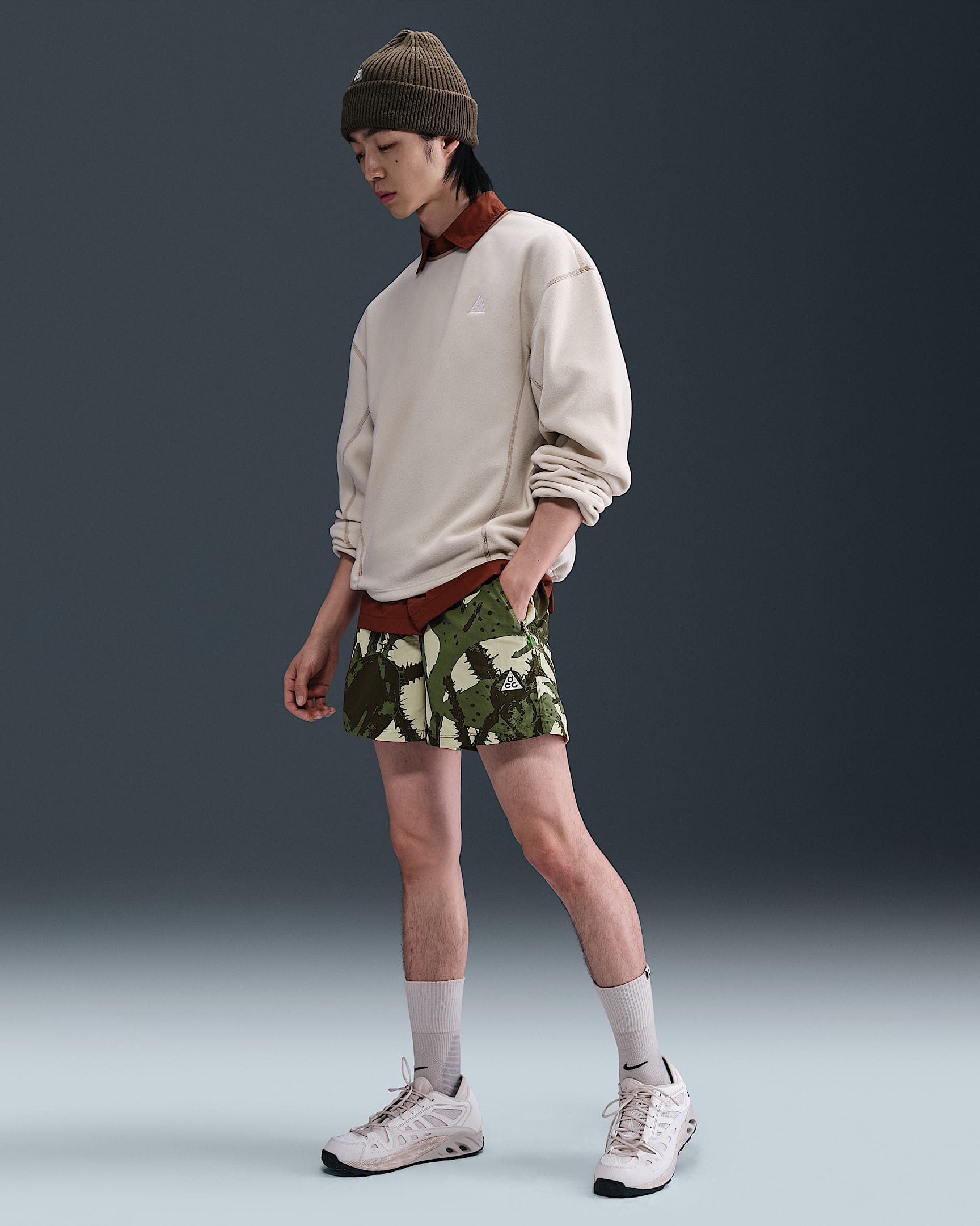 Nike ACG "Reservoir Goat" 男子短裤 - 浅卡其/山峰白