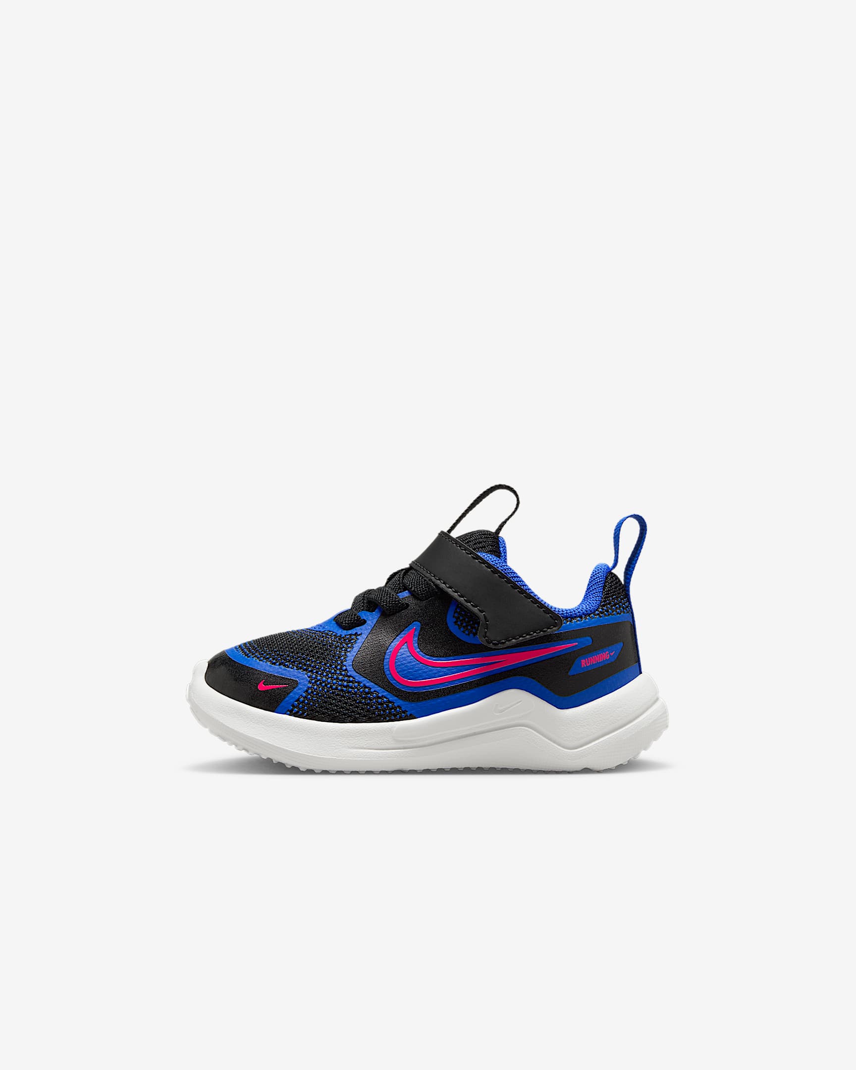 Nike Cosmic Runner 耐克宇宙一号婴童易穿脱运动鞋 - 黑/皇家蓝/山峰白/亮深红