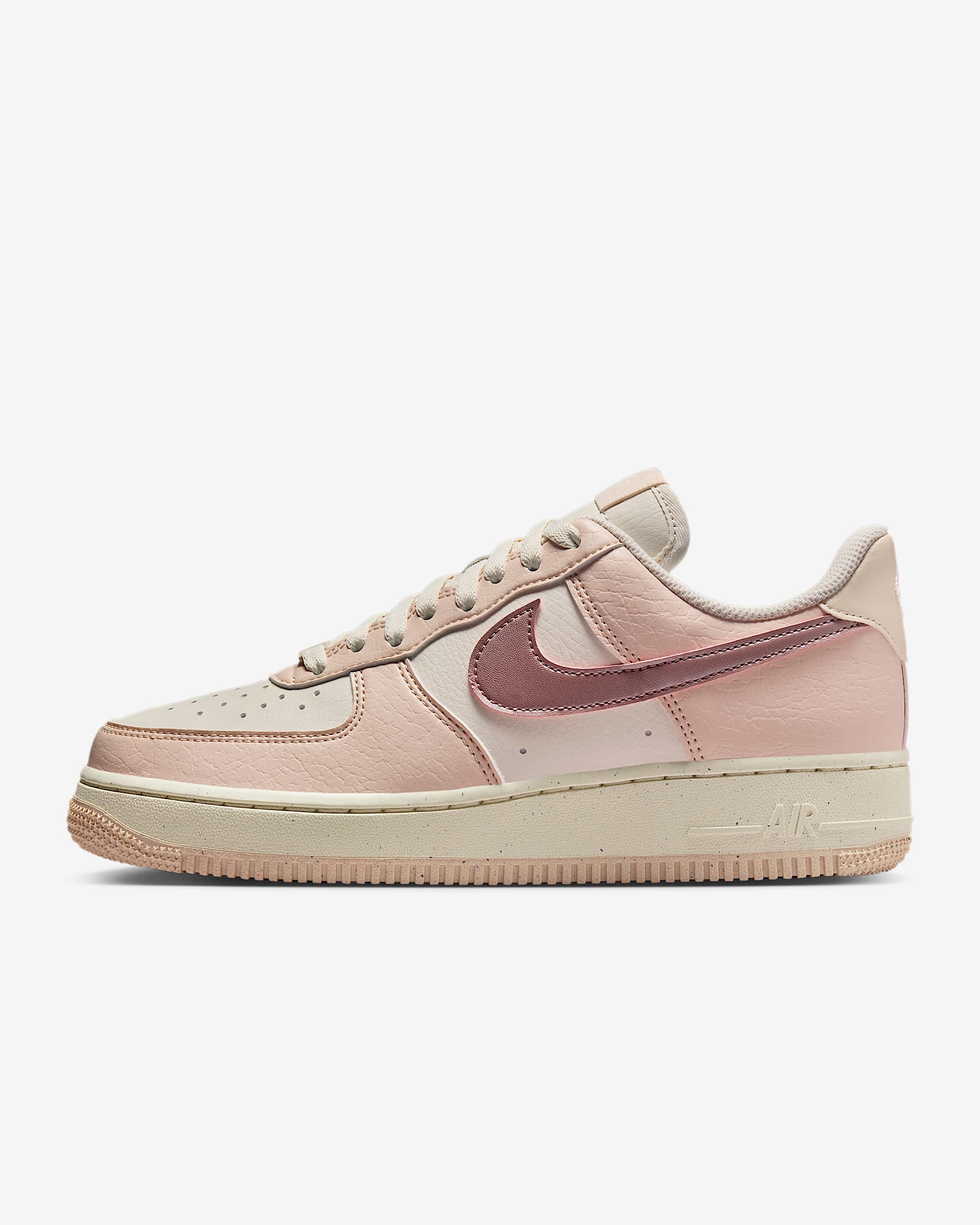 Nike Air Force 1 '07 Next Nature 女子空军一号运动鞋 - 珍珠灰/珍珠白/微粒粉