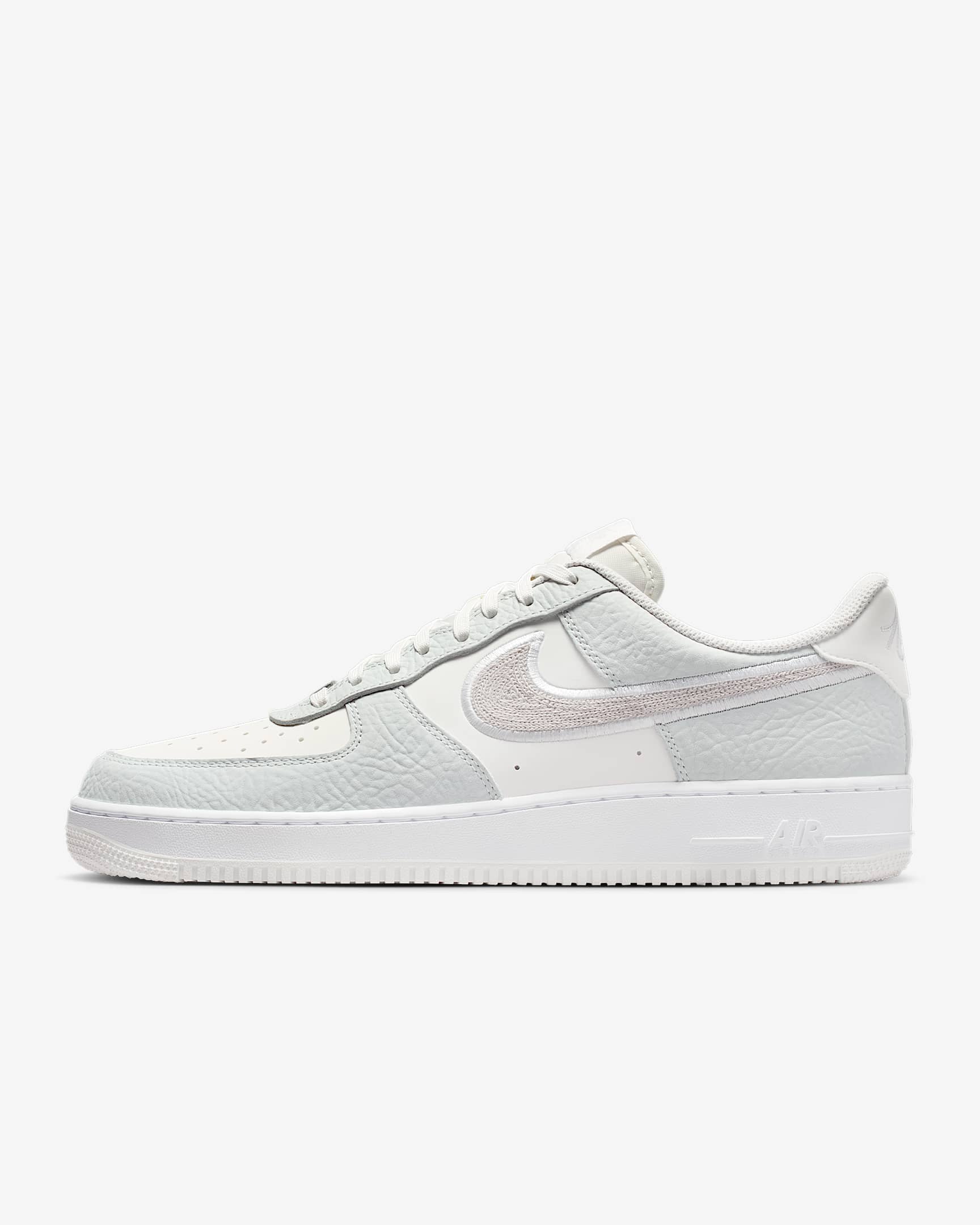 Nike Air Force 1 '07 LV8 男子空军一号运动鞋 - 山峰白/白色/苍野灰