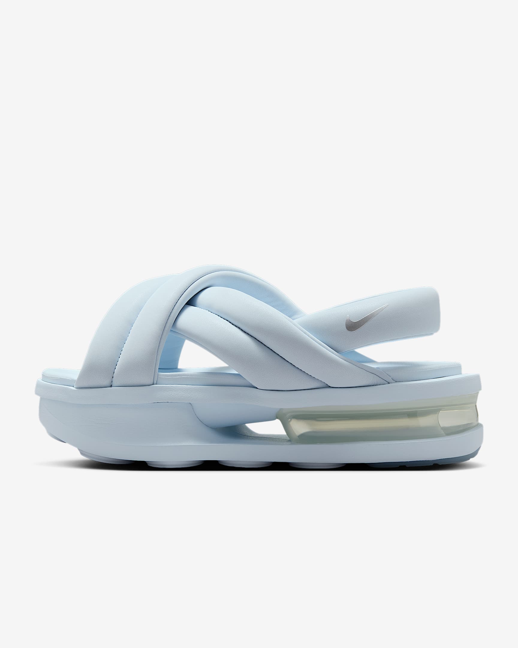 Nike Air Max Isla 女子气垫增高舒适厚底凉鞋 - 紫蓝/紫蓝/金属银