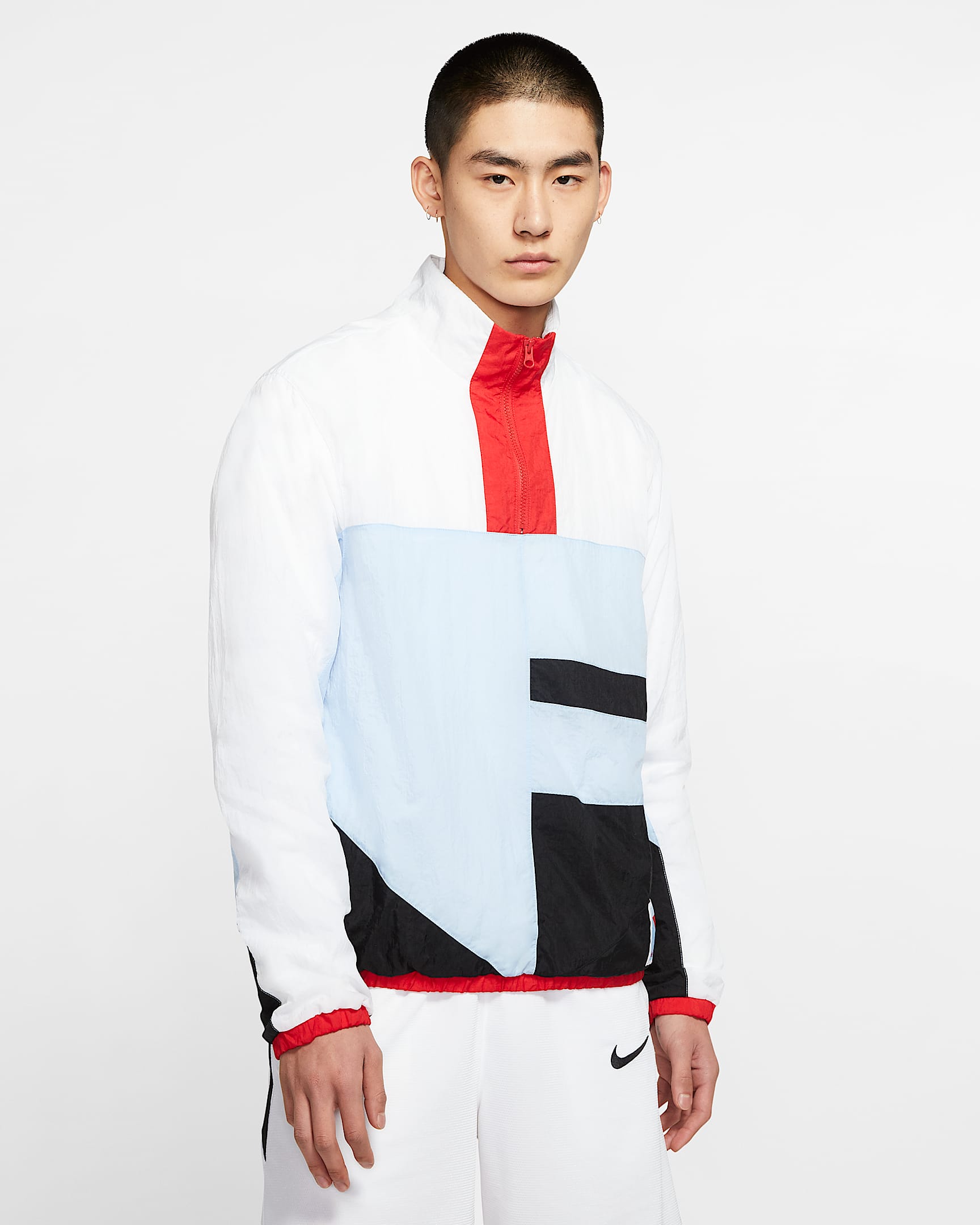 Nike Flight 男子篮球上衣 - 心灵蓝/白色/黑