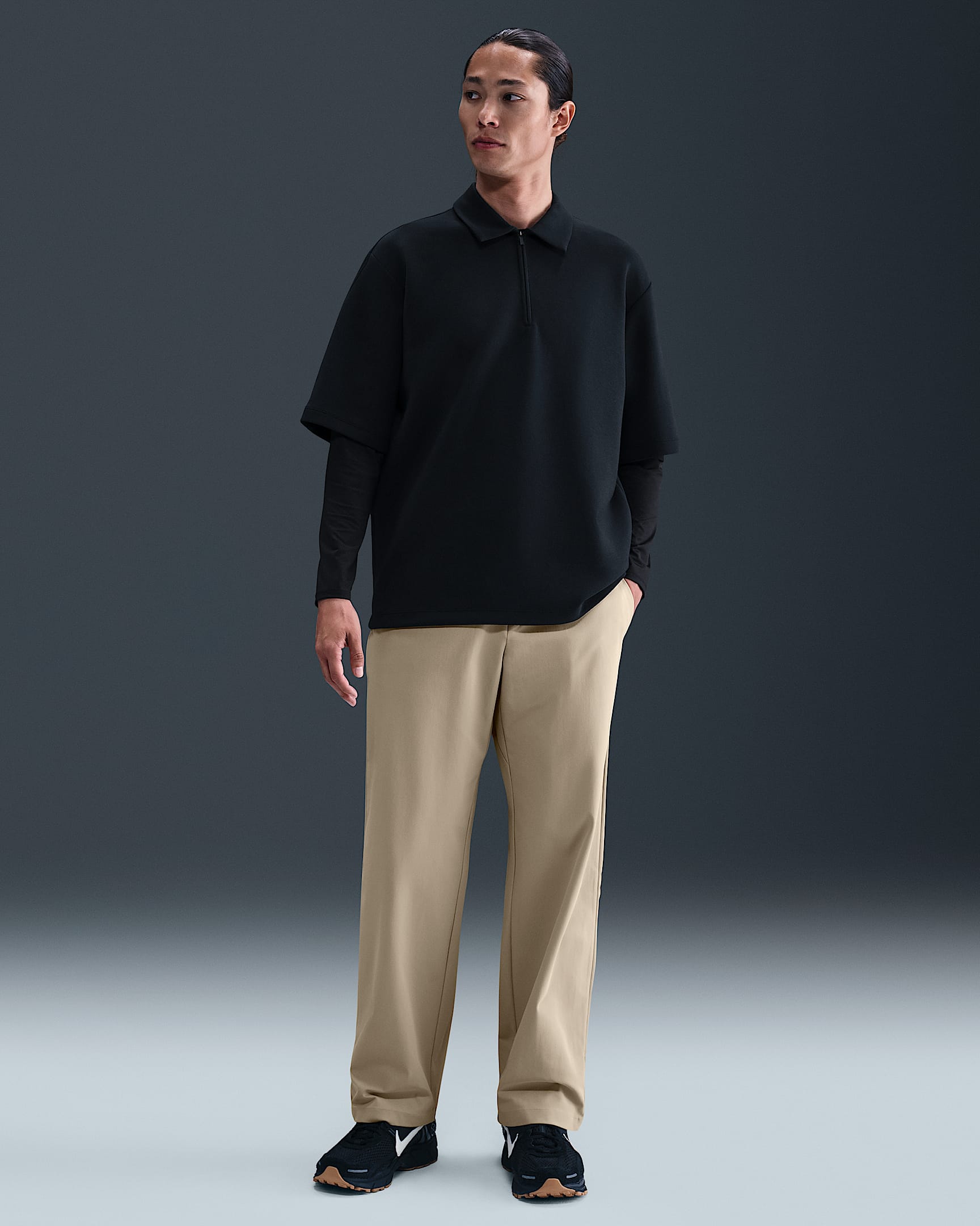 Nike 24.7 PerfectStretch Dri-FIT 男子防晒速干宽松版型长裤 - 沙漠卡其/卡其