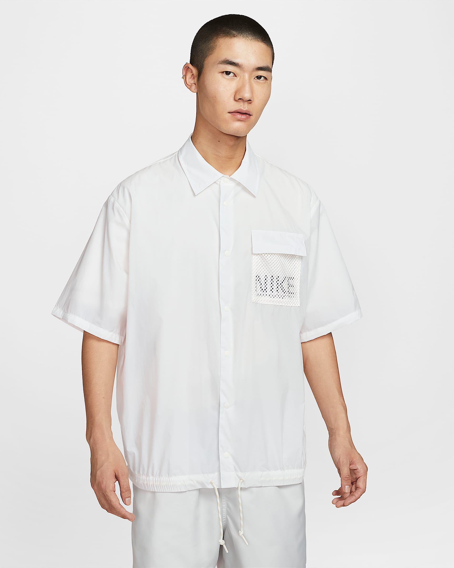 Nike Club 男子短袖上衣 - 帆白