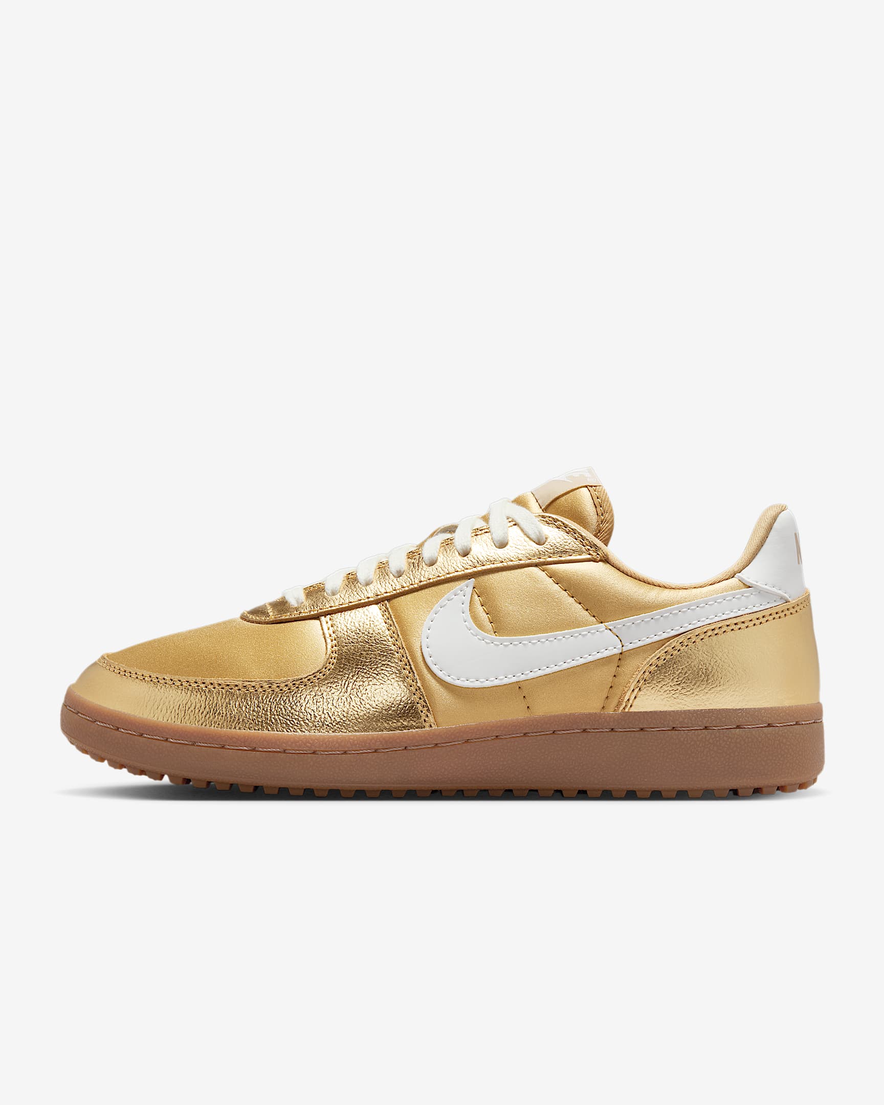 Nike Field General 女子薄底运动鞋 - 金属色/橡皮暗褐/帆白