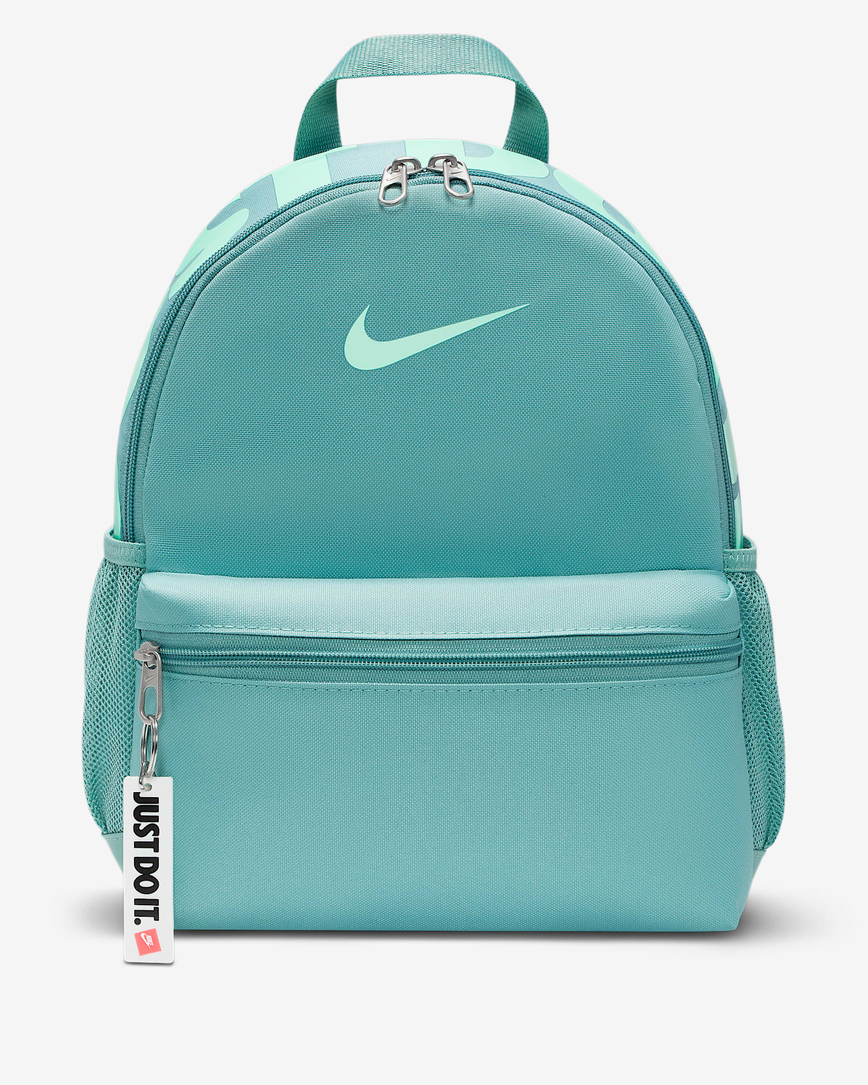 Nike Brasilia JDI 儿童双肩包 - 大炮灰/大炮灰/泡沫薄荷绿