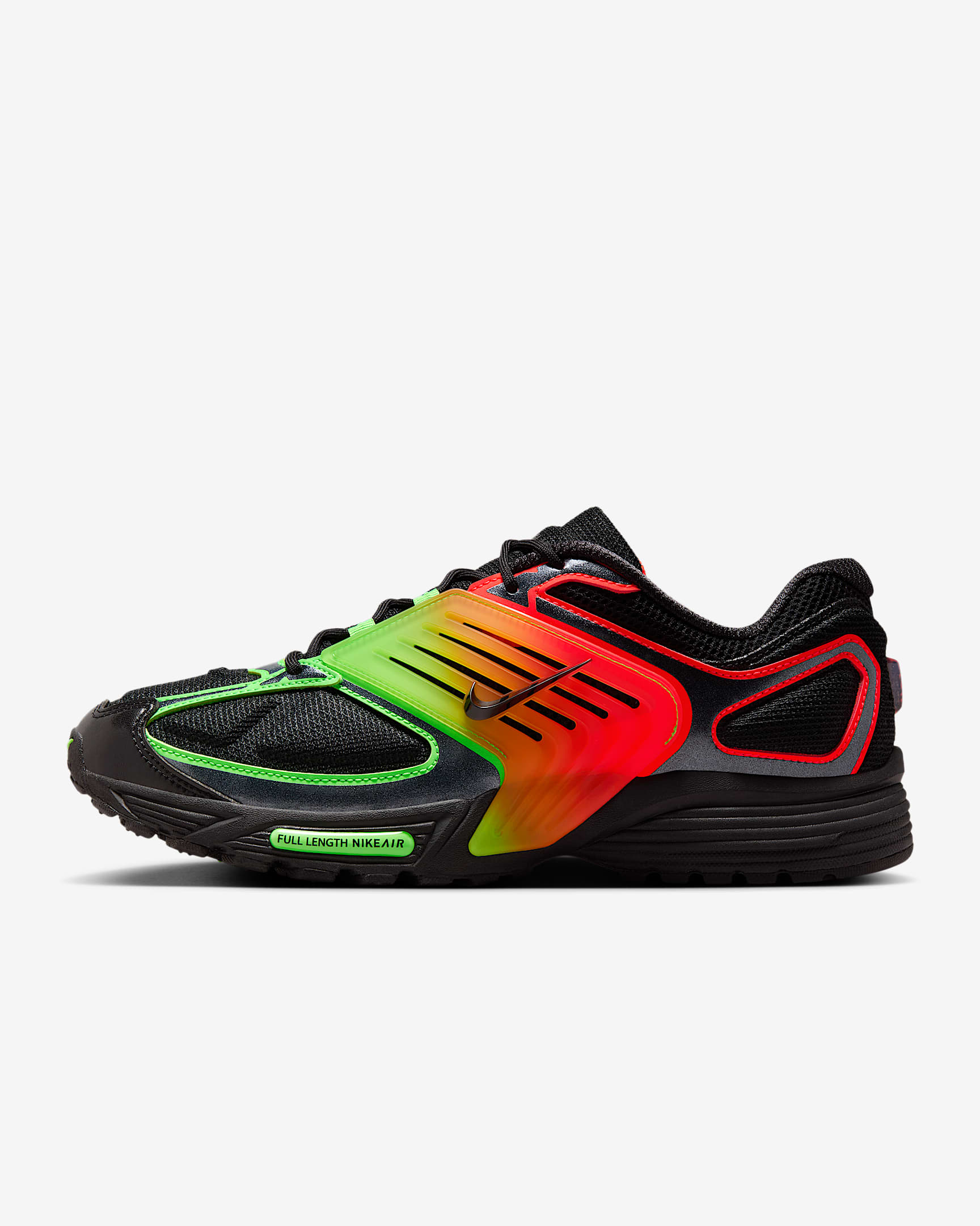 Nike Air Pegasus Wave SE 耐克赛博飞马男子运动鞋 - 黑/亮深红/冲击绿/黑