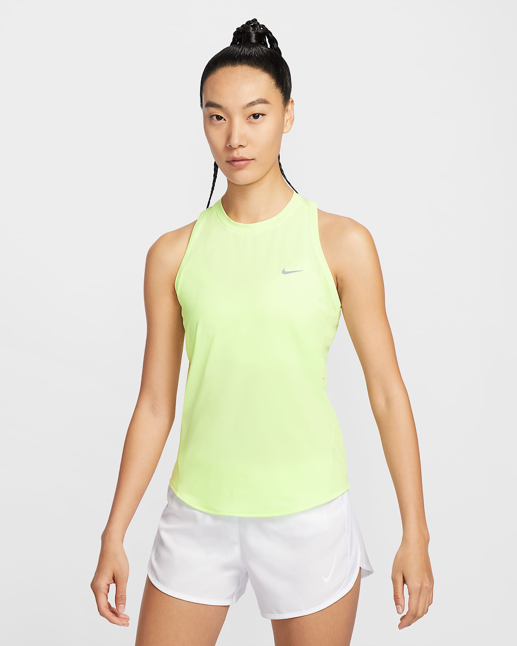 Nike Swift Dri-FIT 女子速干跑步背心 - 微黄绿